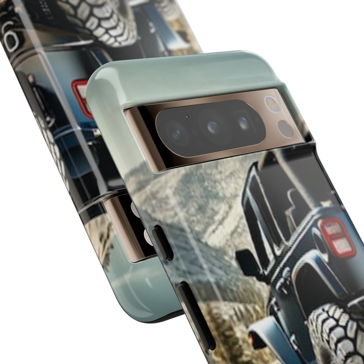 Blue Jeep Protective Phone Case