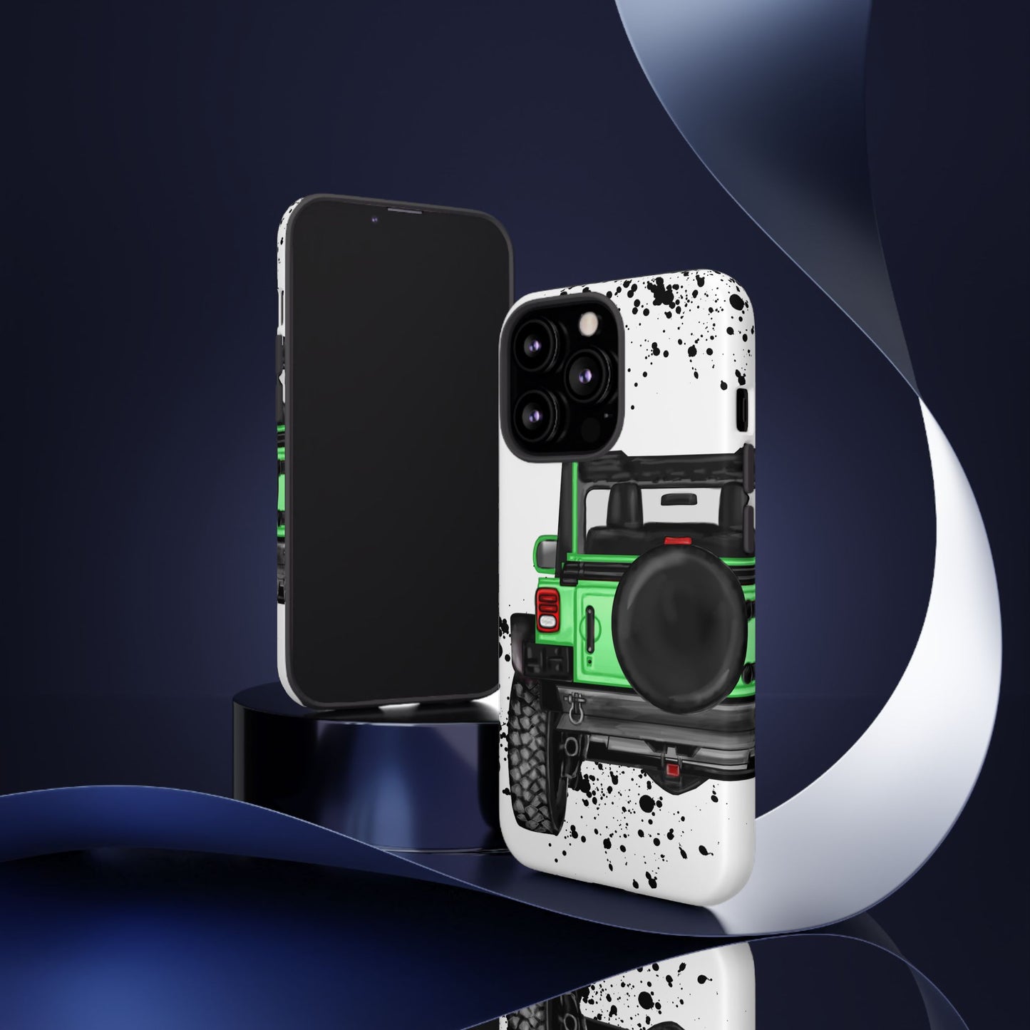 Off Road Life Green Protective Case for Iphone, Google and Samsung