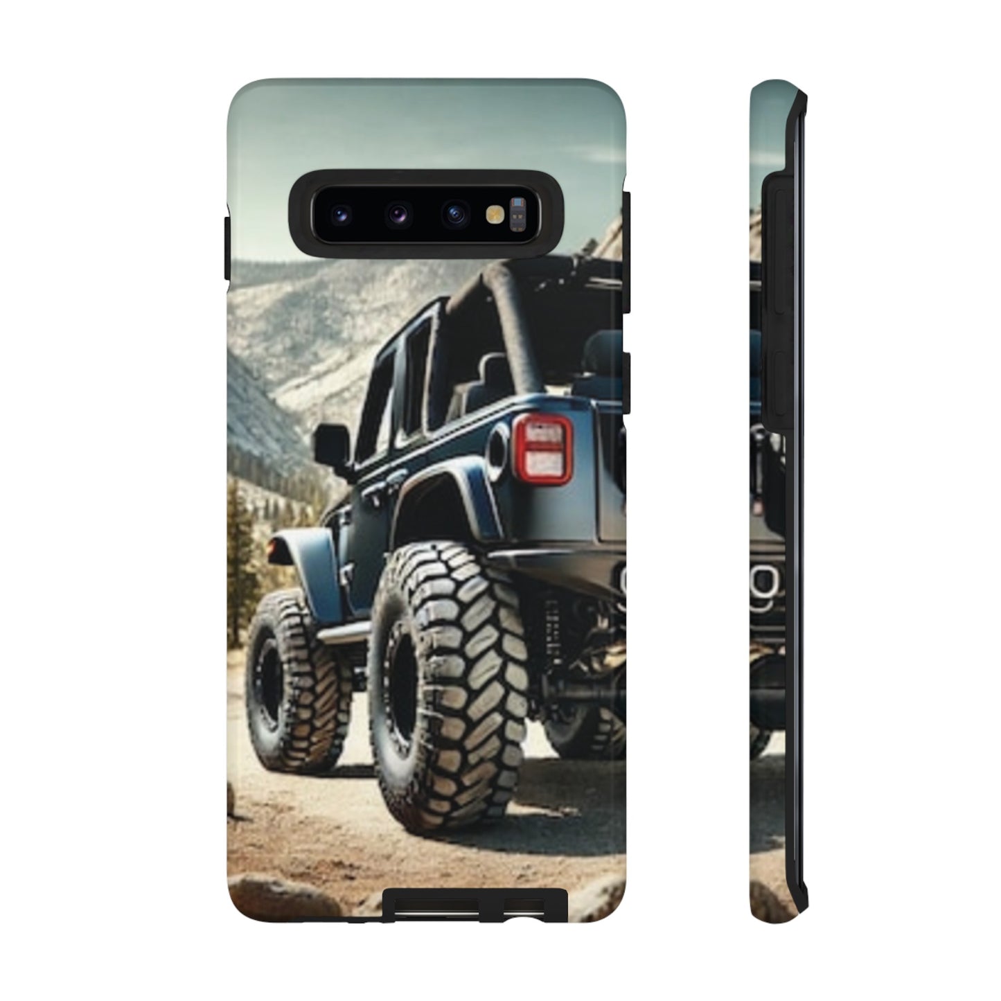 Blue Jeep Protective Phone Case