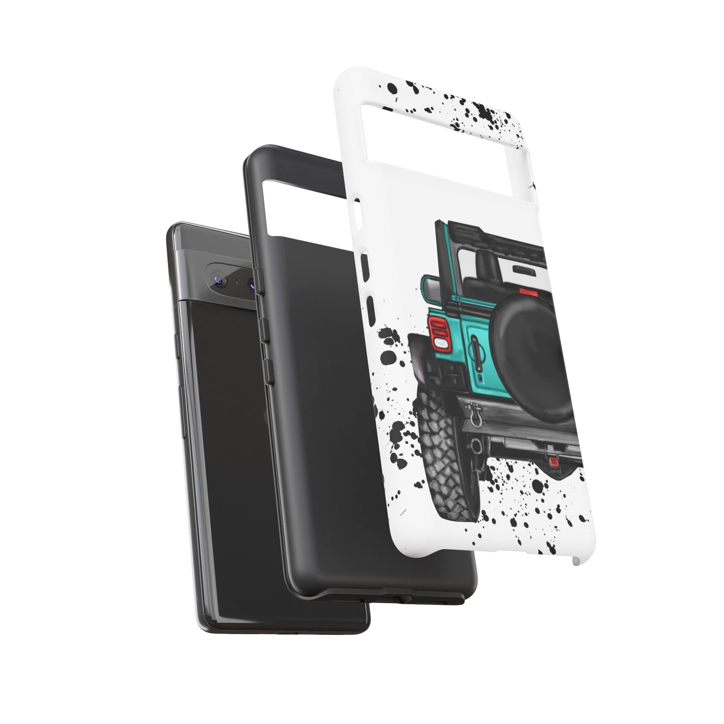 Off Road Life Turquoise Protective Case for Iphone, Google and Samsung