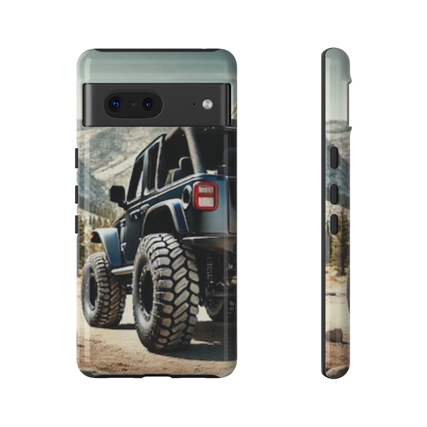 Blue Jeep Protective Phone Case