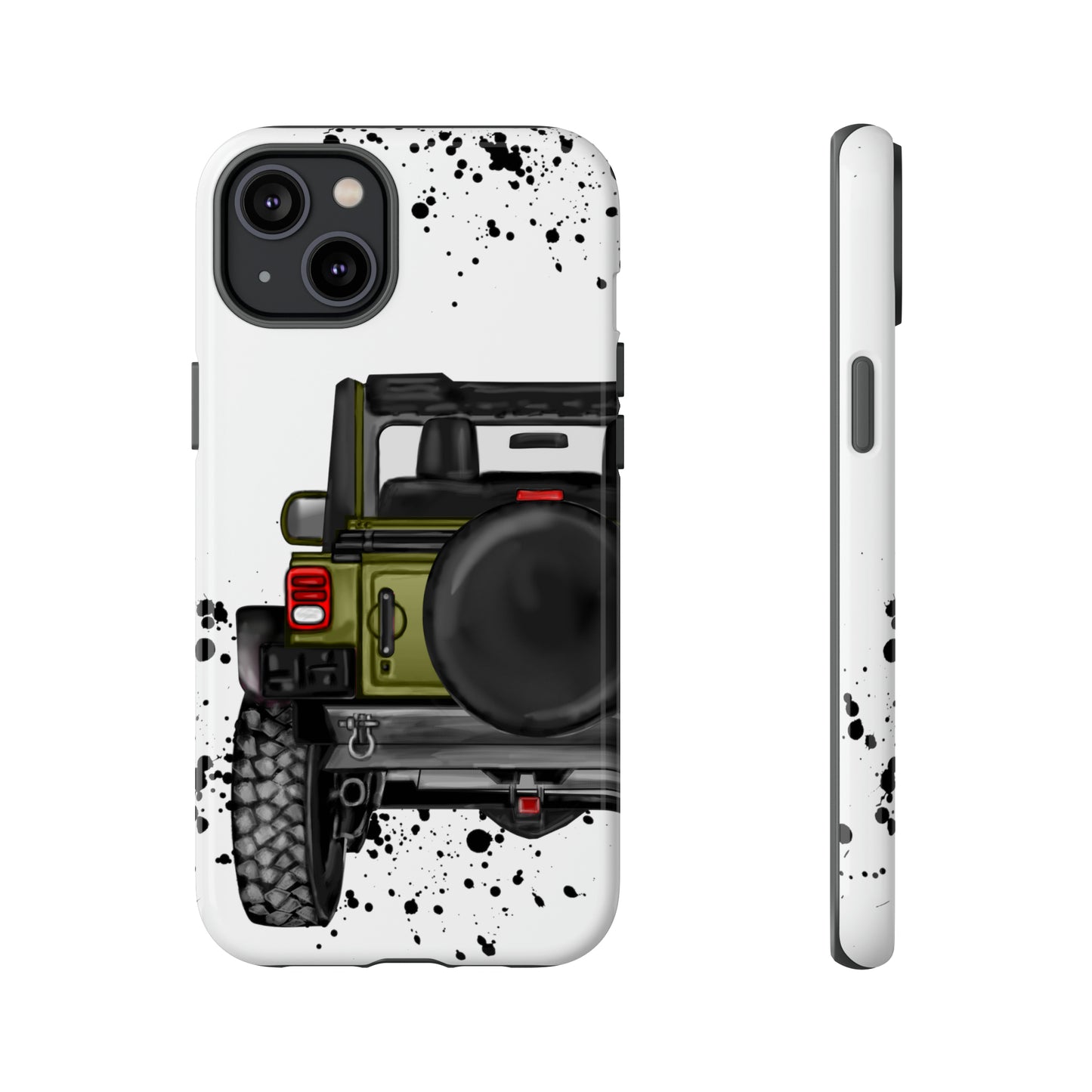 Off Road Life Army Green Protective Case for Iphone, Google and Samsung