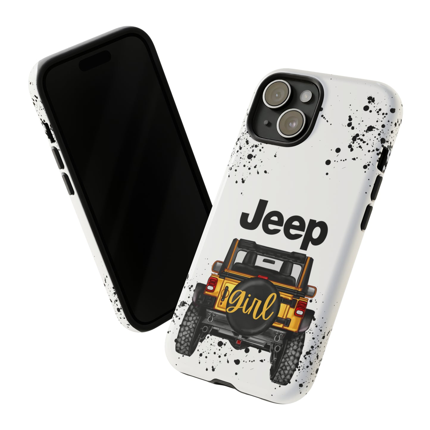 Off Road Girl Yellow Protective Case for Iphone, Google and Samsung Phones