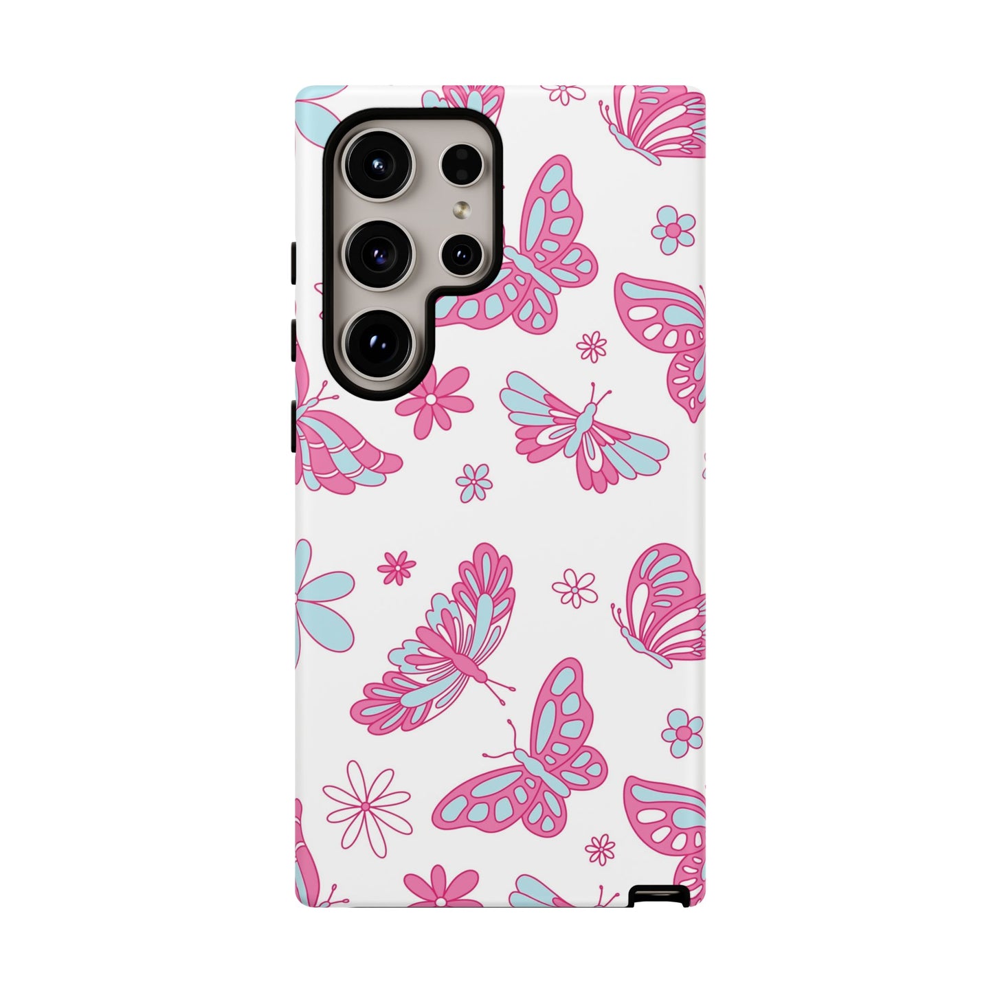 Pastel Butterflies Protective Phone Case