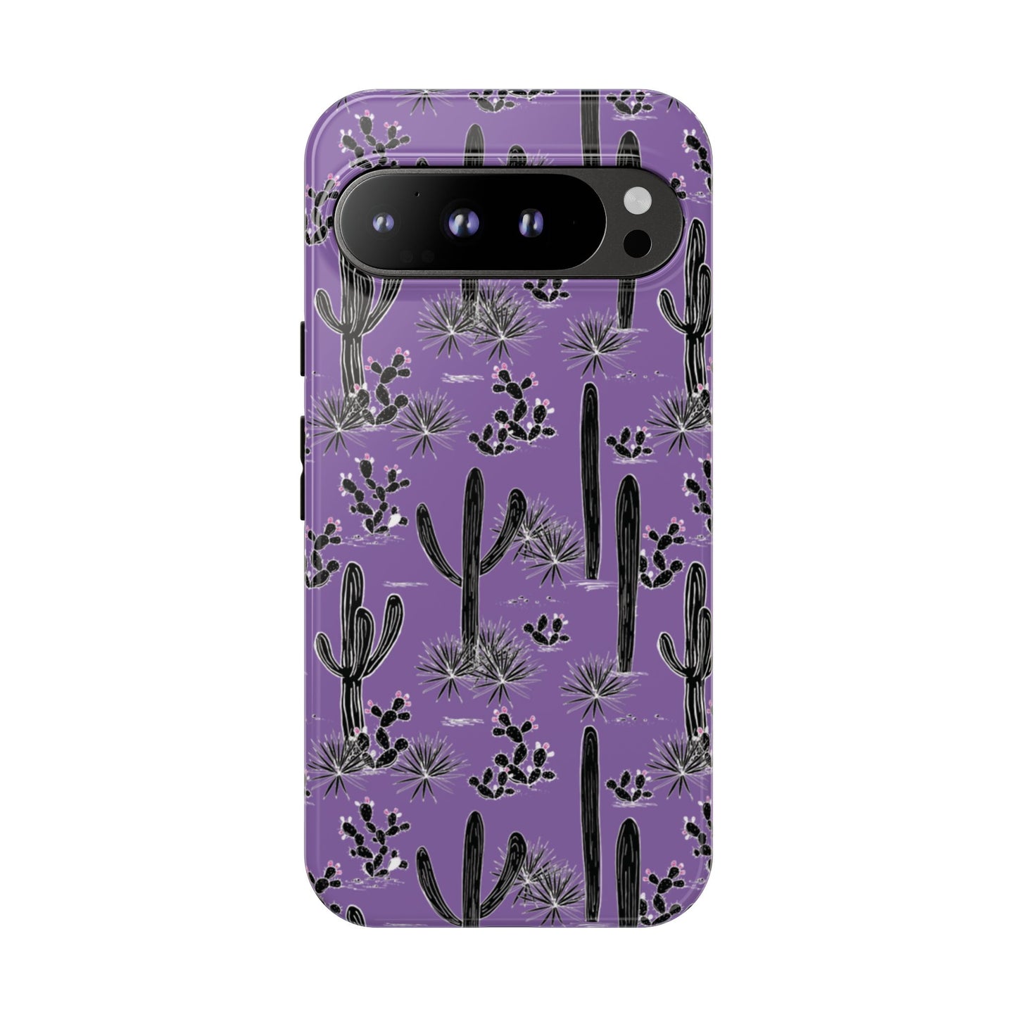Purple Cactus Love Phone Case
