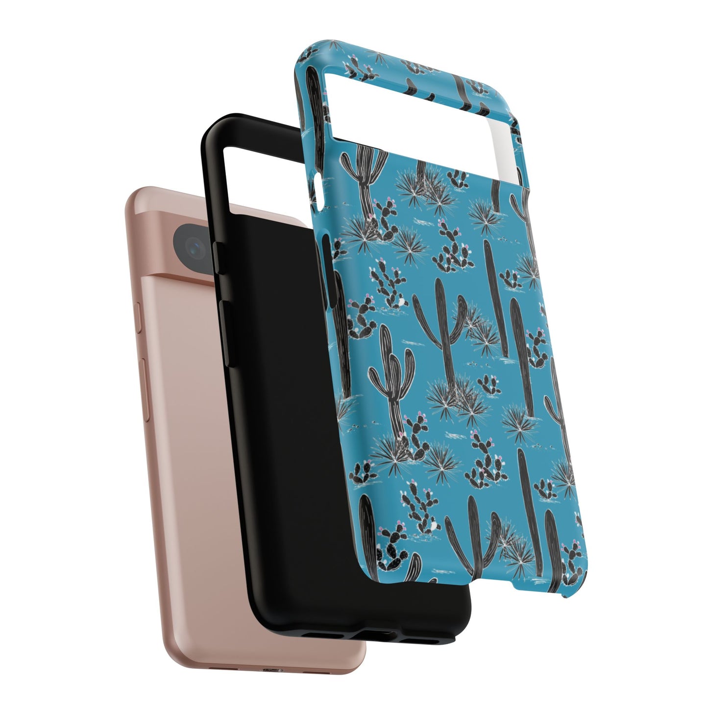 Turquoise Cactus Love Phone Case