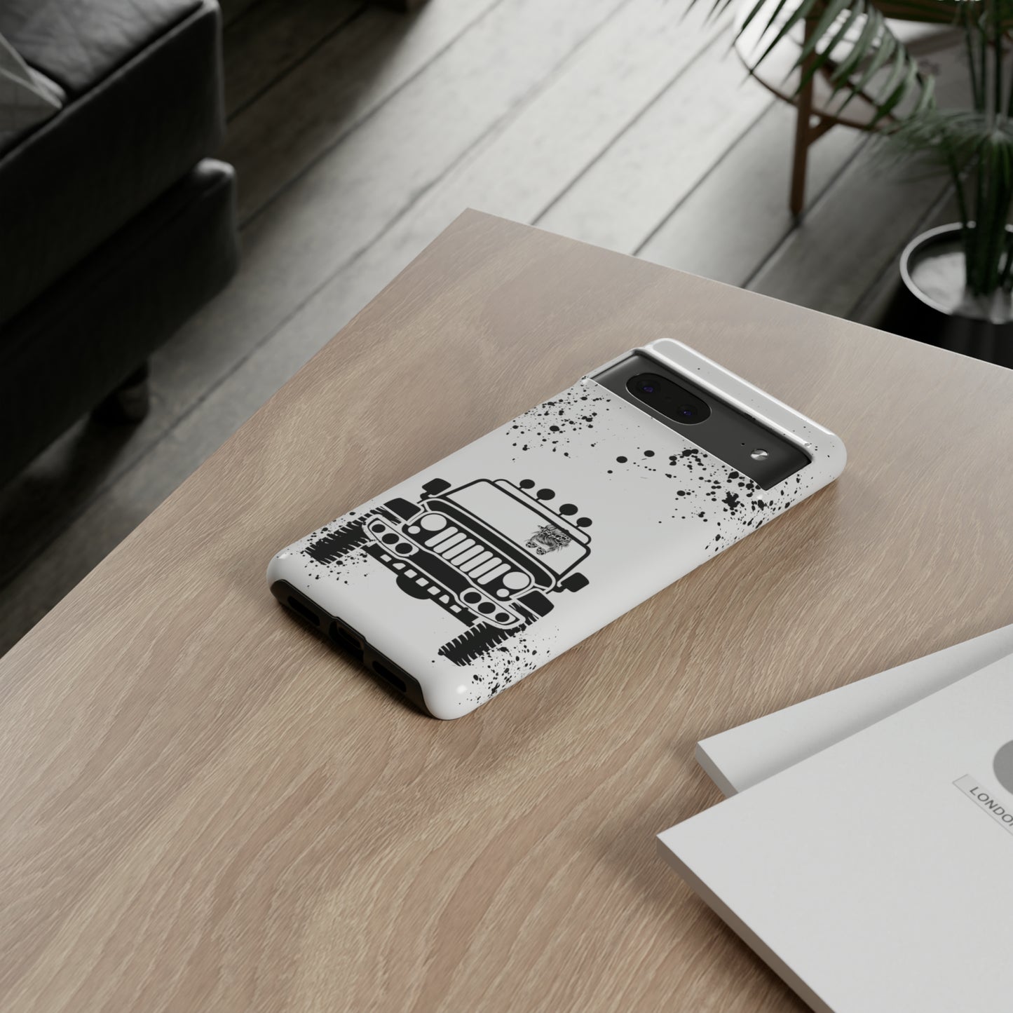 Off Road Girl Cow Print Shades Protective Phone Case for Iphone, Samsung and Google Phones