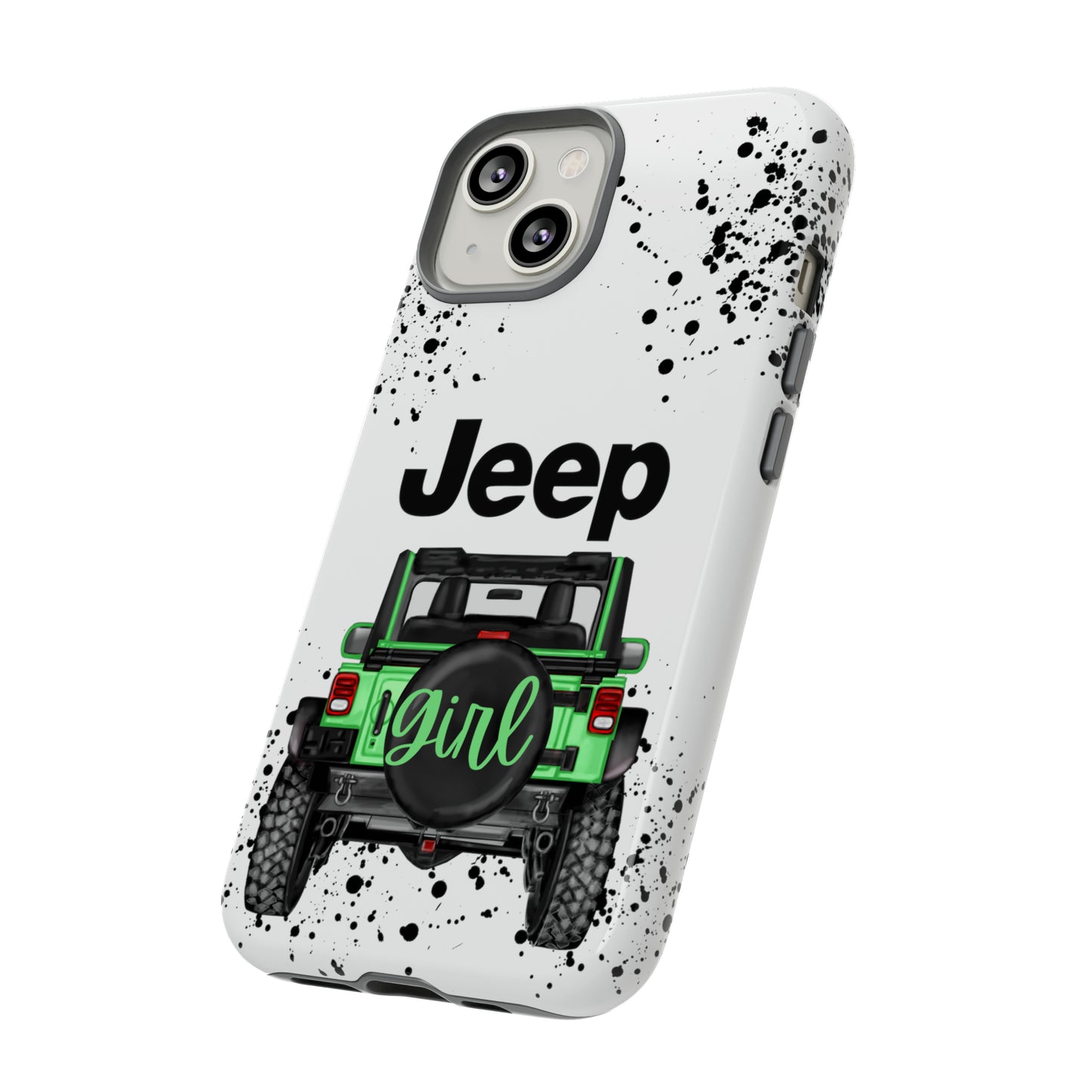 Off Road Girl Light Green Protective Case for Iphone, Google and Samsung Phones