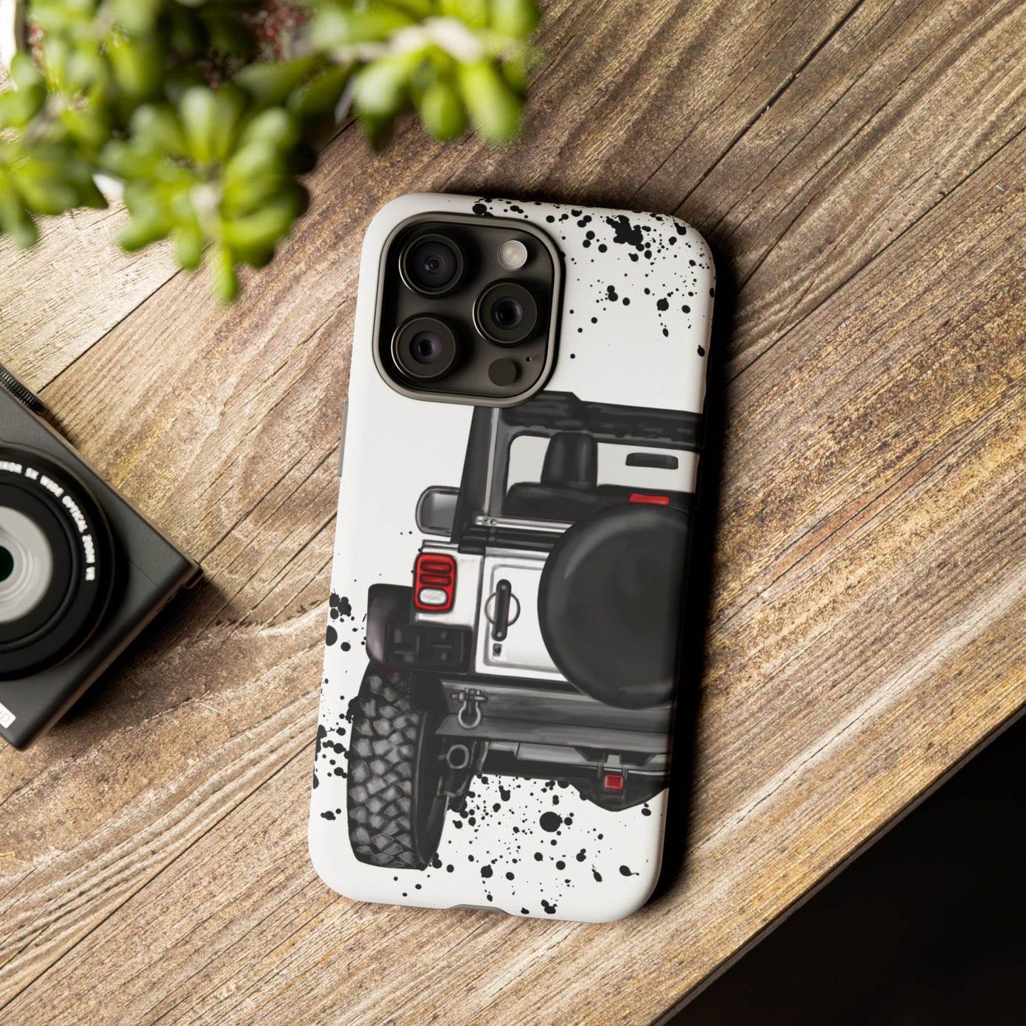 Off Road Life White Protective Case for Iphone, Google and Samsung