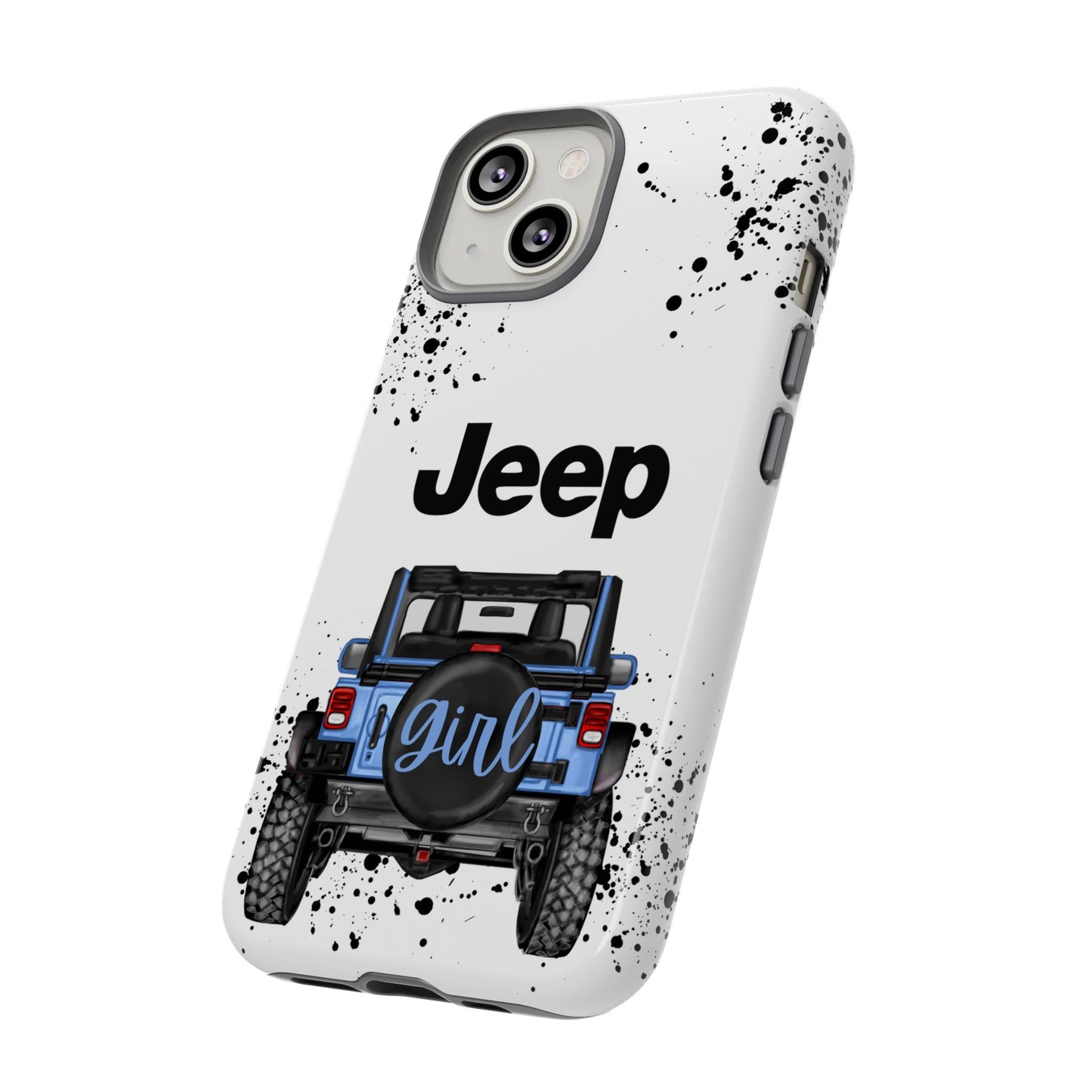 Off Road Girl Light Blue Protective Case for Iphone, Google and Samsung Phones