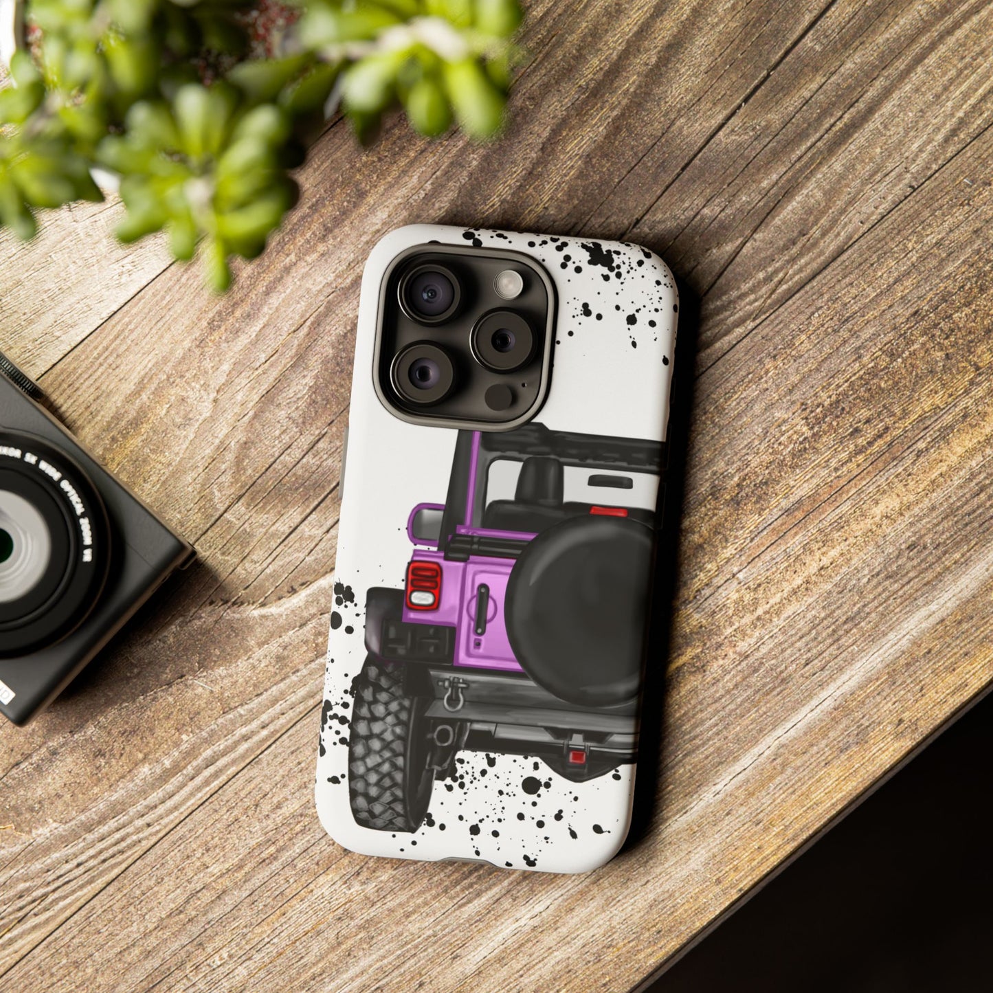 Off Road Life Pink/Light Purple Protective Case for Iphone, Google and Samsung