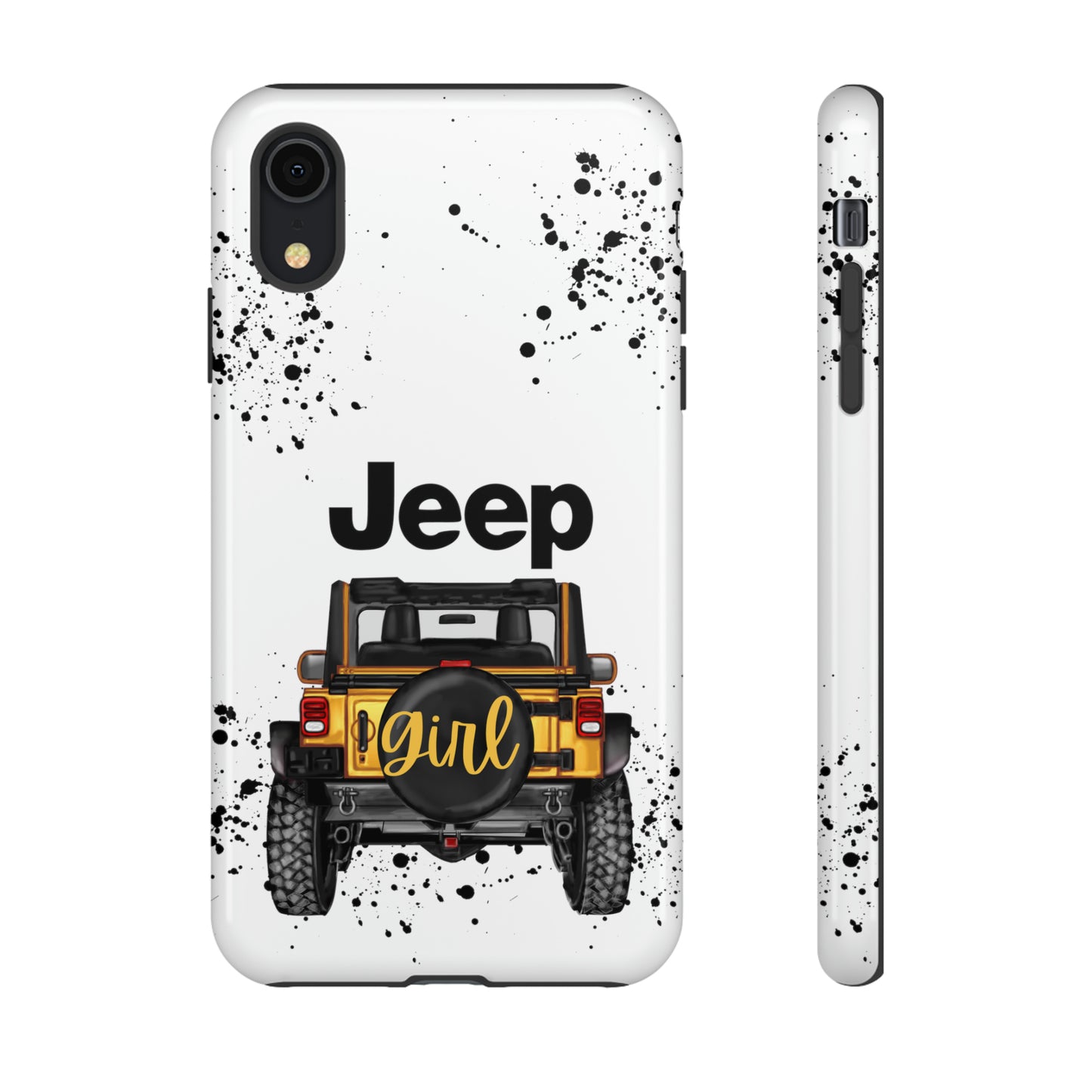 Off Road Girl Yellow Protective Case for Iphone, Google and Samsung Phones