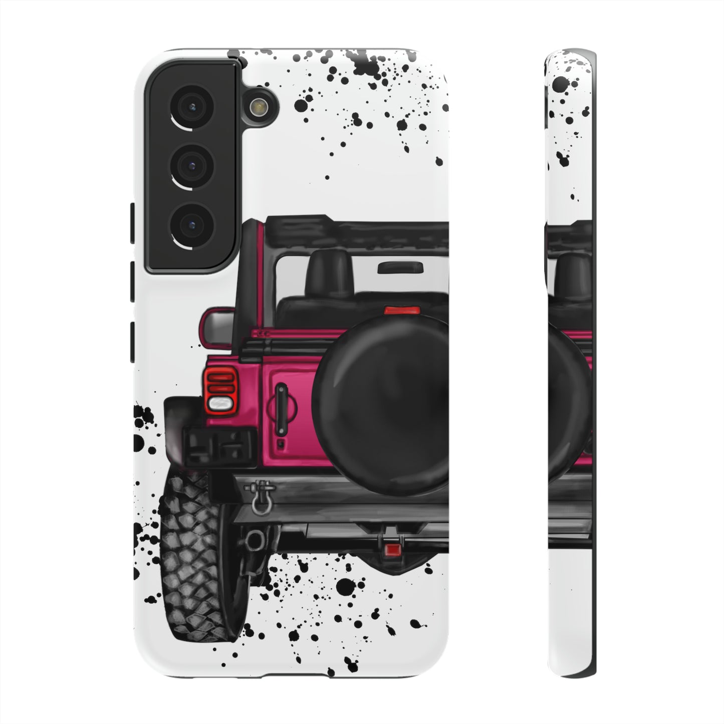 Off Road Life Dark Pink Protective Case for Iphone, Google and Samsung