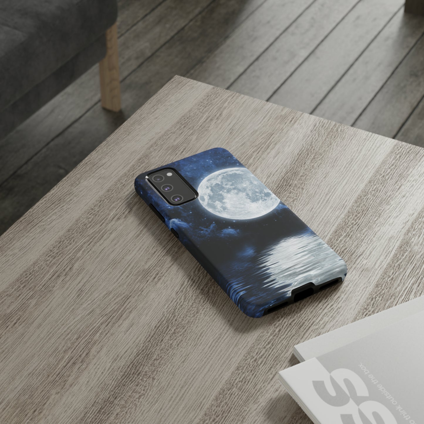 Moon Reflection Protective Phone Case for IPhone, Google and Samsung Phones