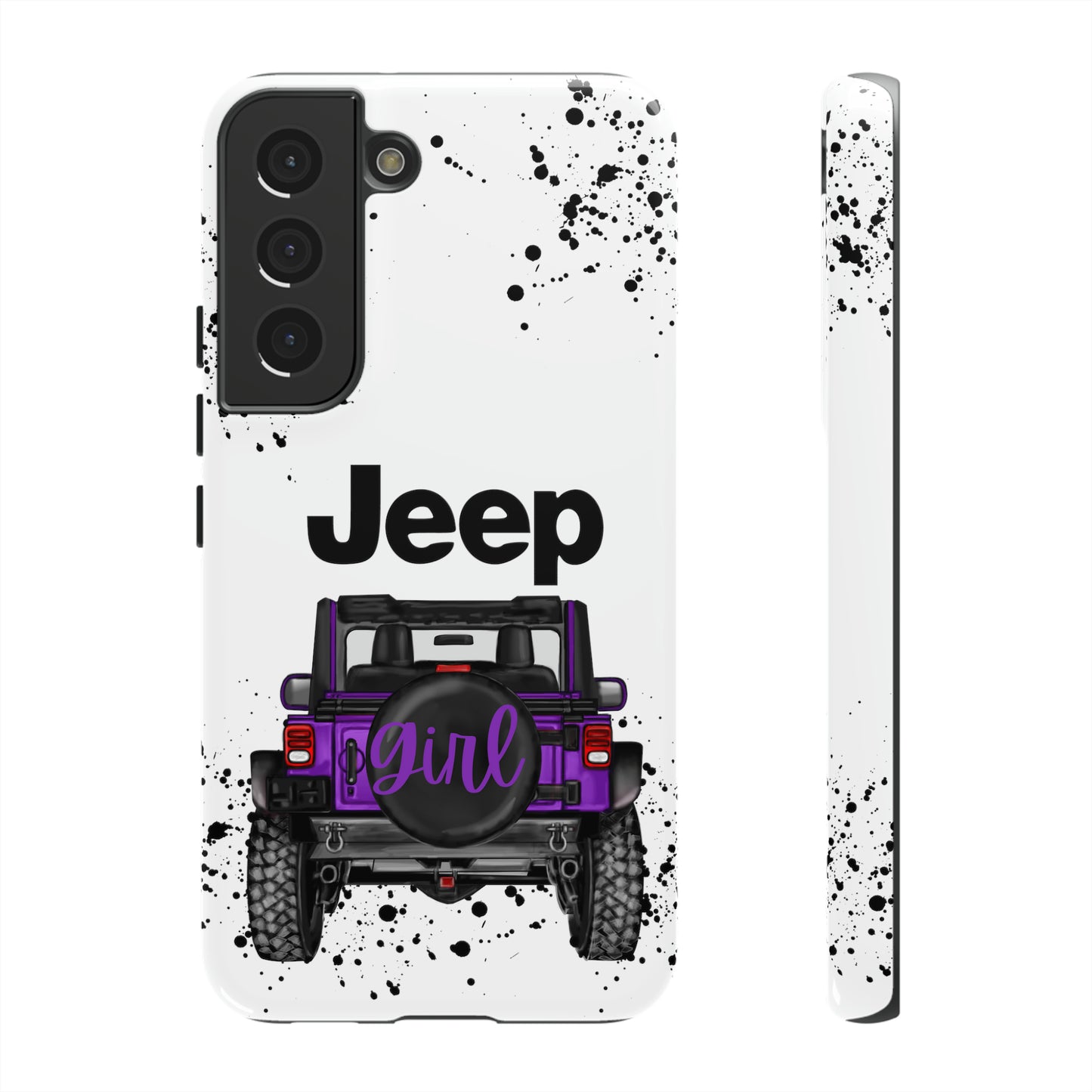 Off Road Girl Dark Purple Protective Case for Iphone, Google and Samsung Phones