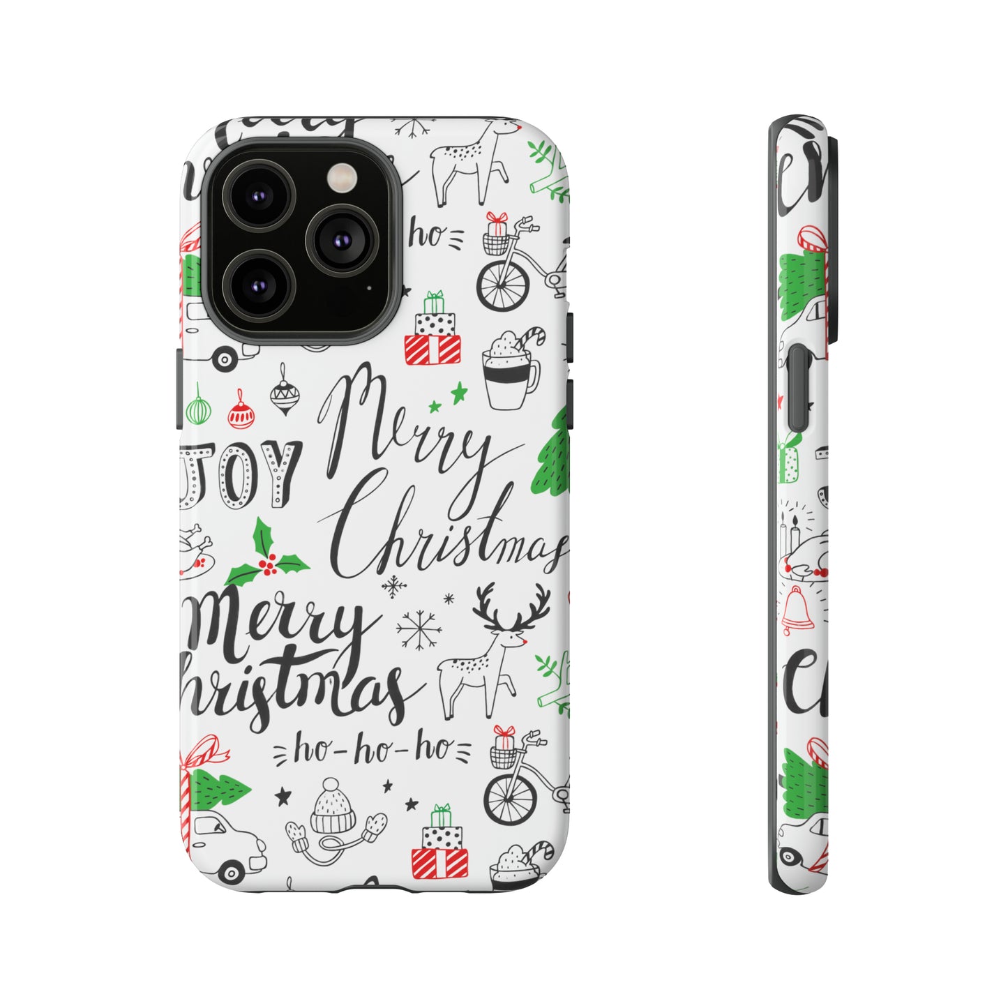 Merry Christmas Protective Phone Case for Iphone, Samsung and Google Phones