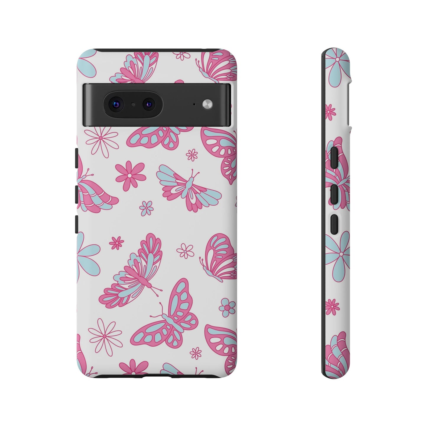 Pastel Butterflies Protective Phone Case