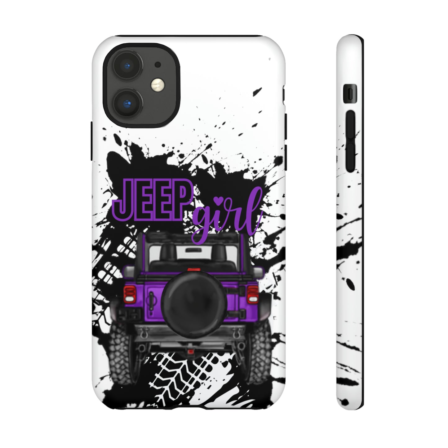 Off Road Girl Purple Tough Cases