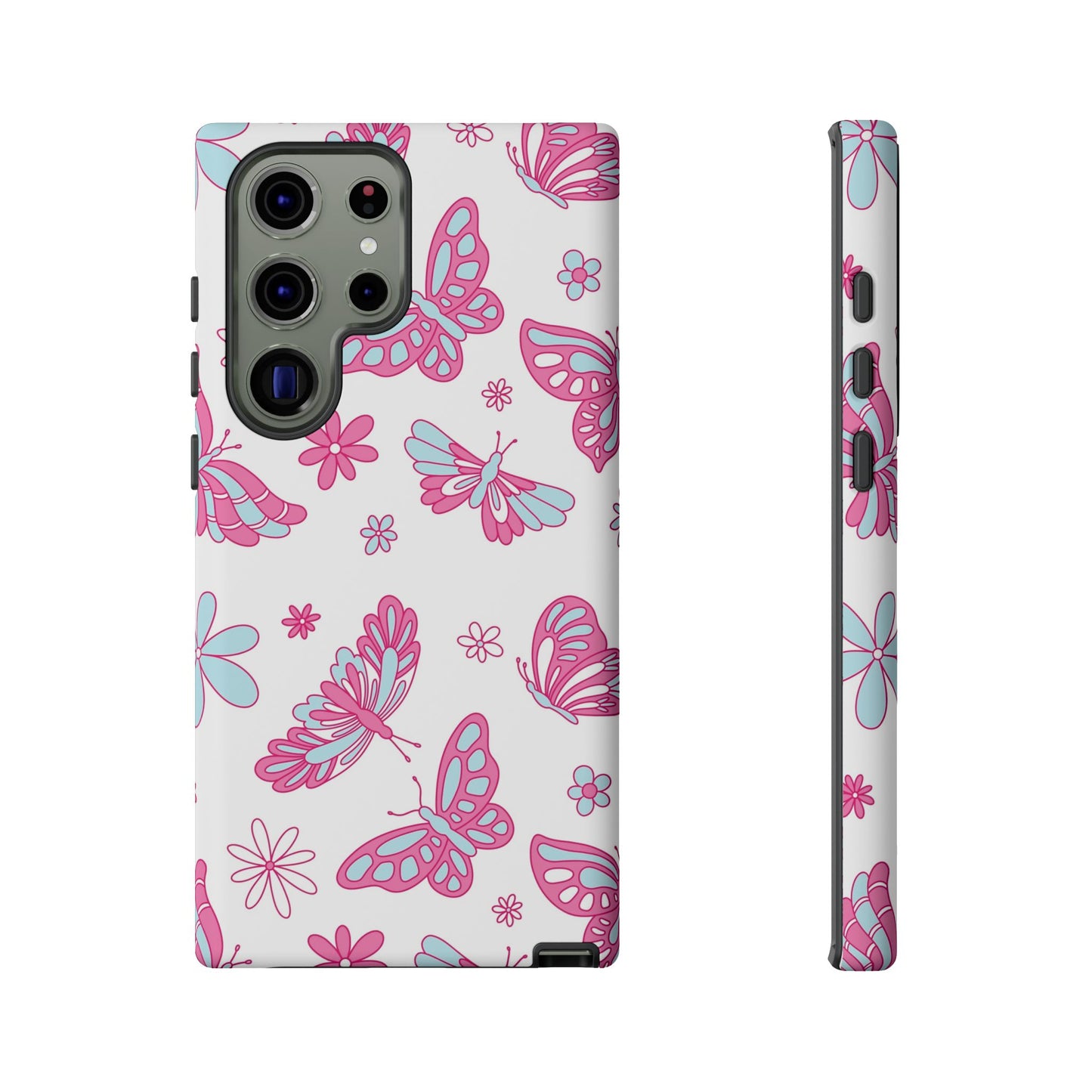 Pastel Butterflies Protective Phone Case