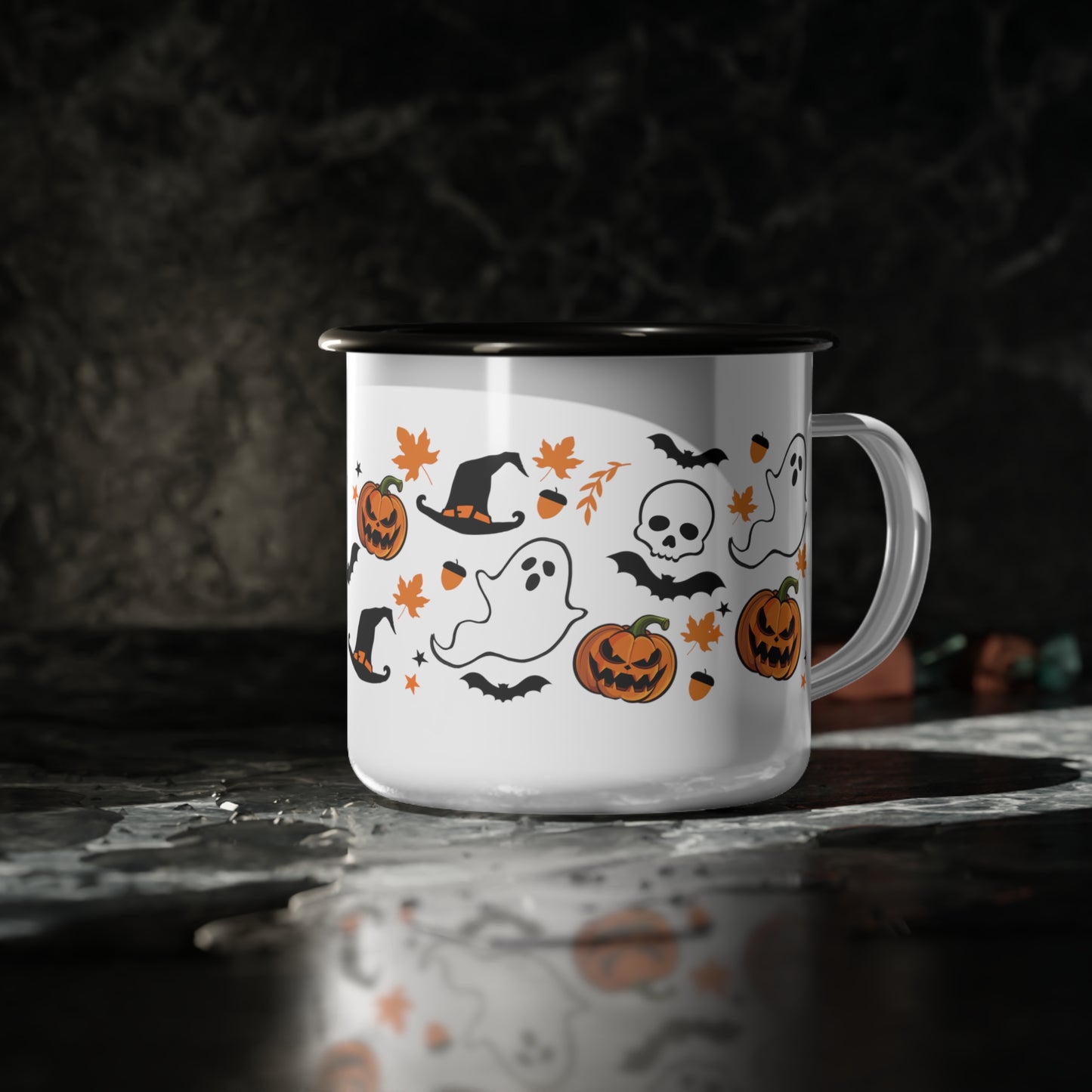 Halloween Enamel Camp Cup