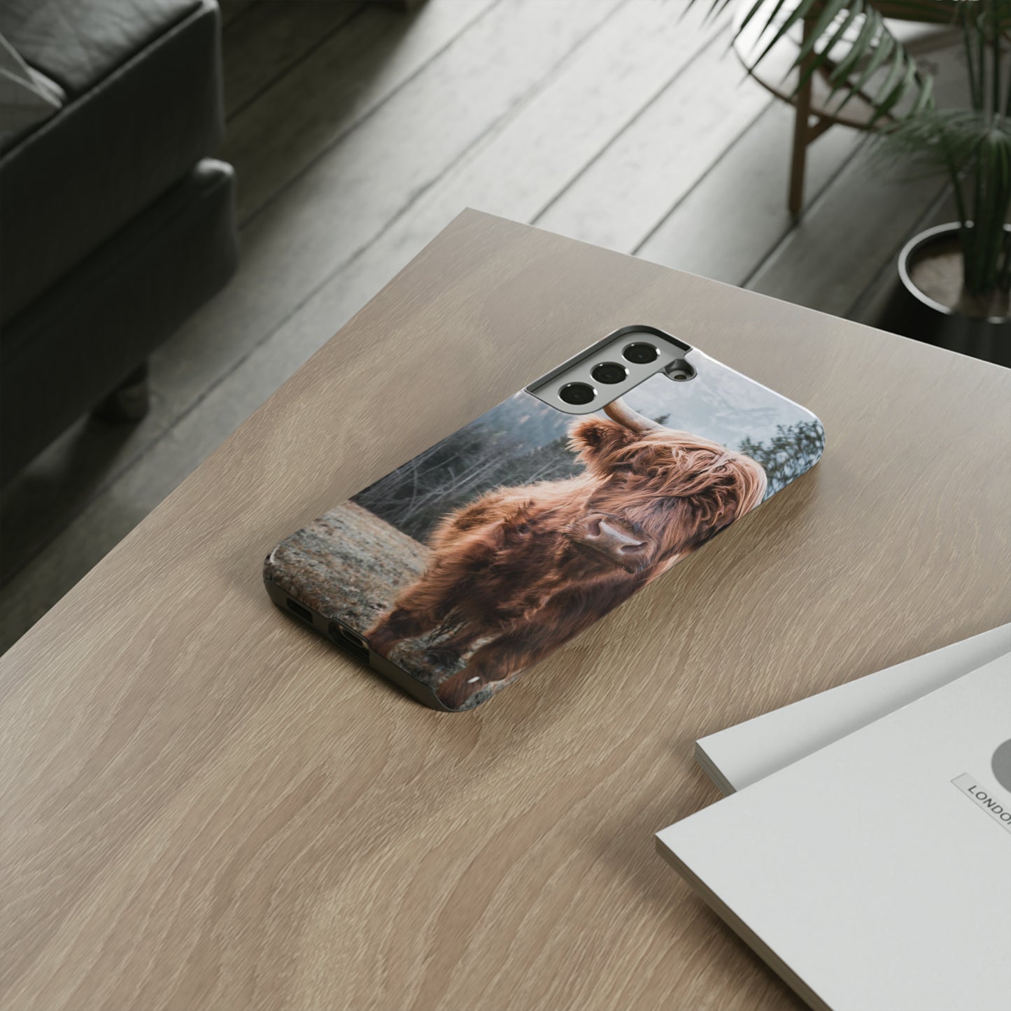 Highland Cow Phone Case for Iphone, Samsung and Google phones