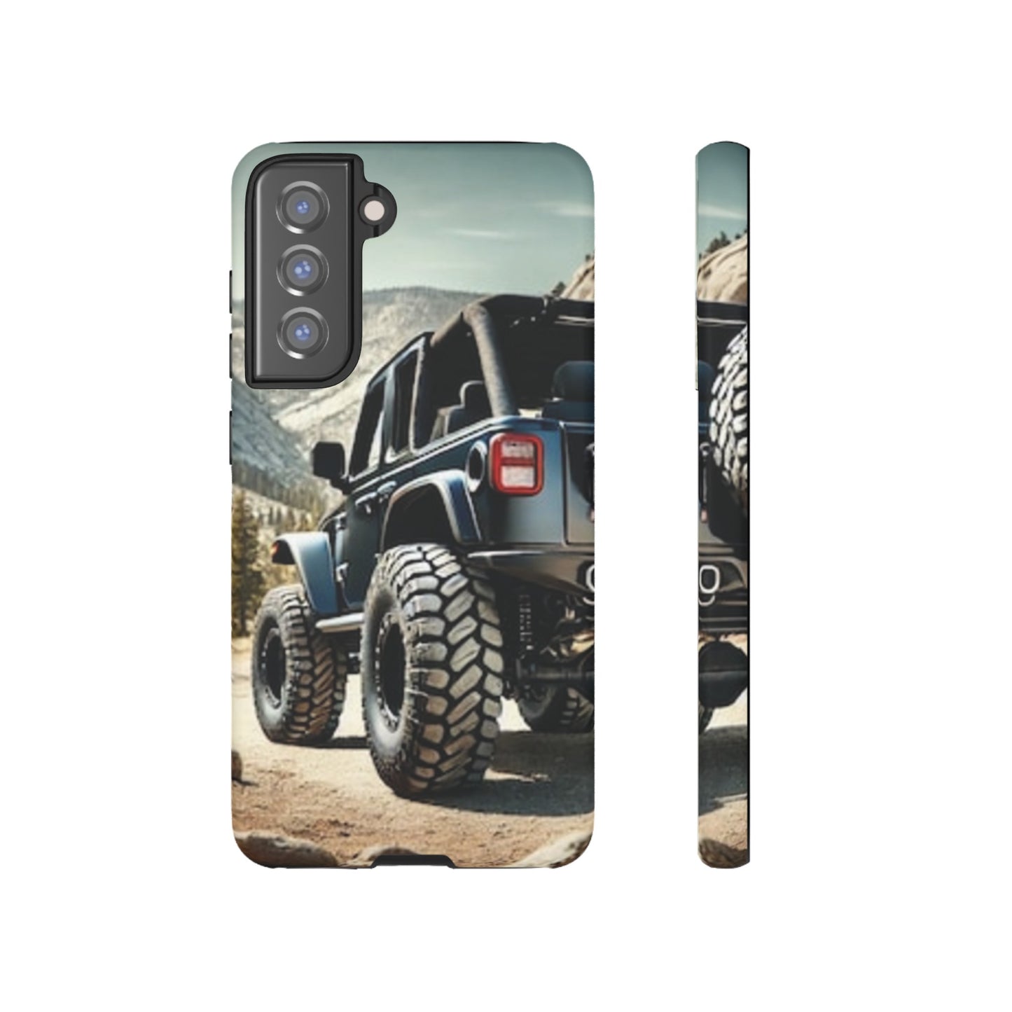 Blue Jeep Protective Phone Case