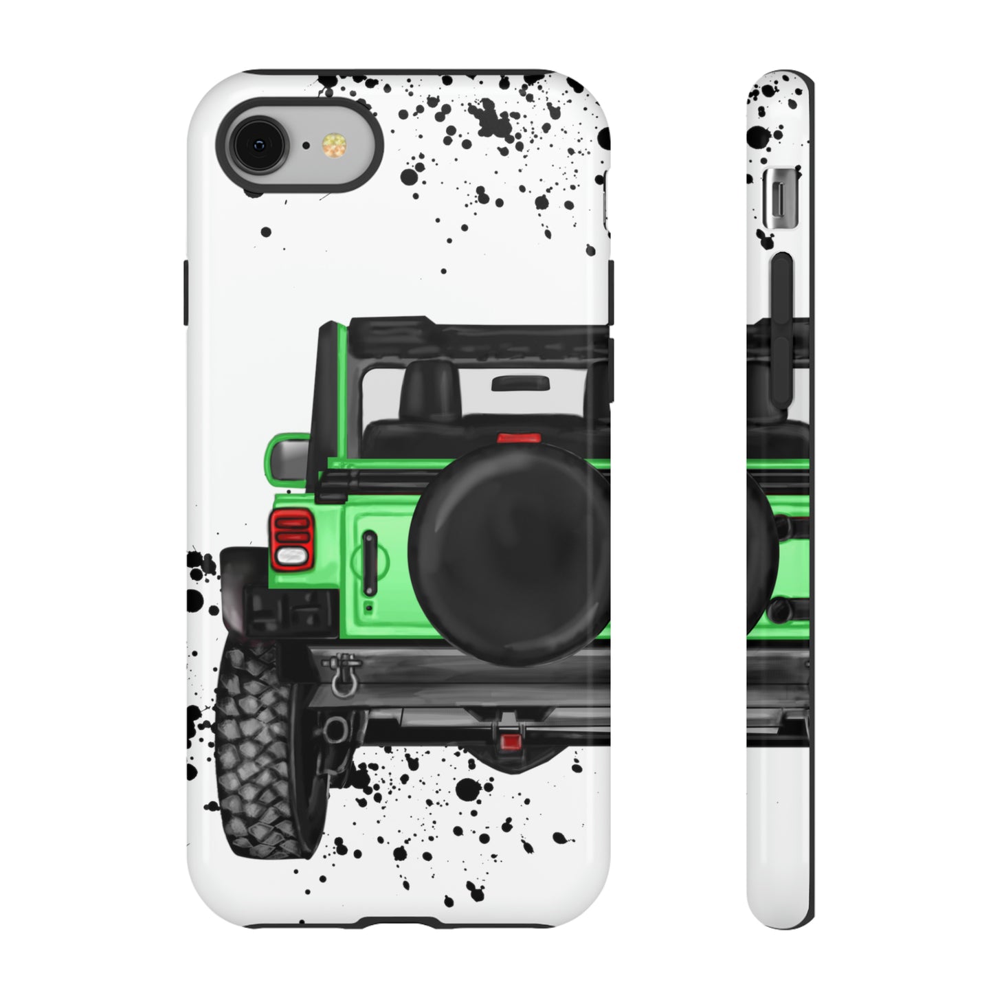 Off Road Life Green Protective Case for Iphone, Google and Samsung