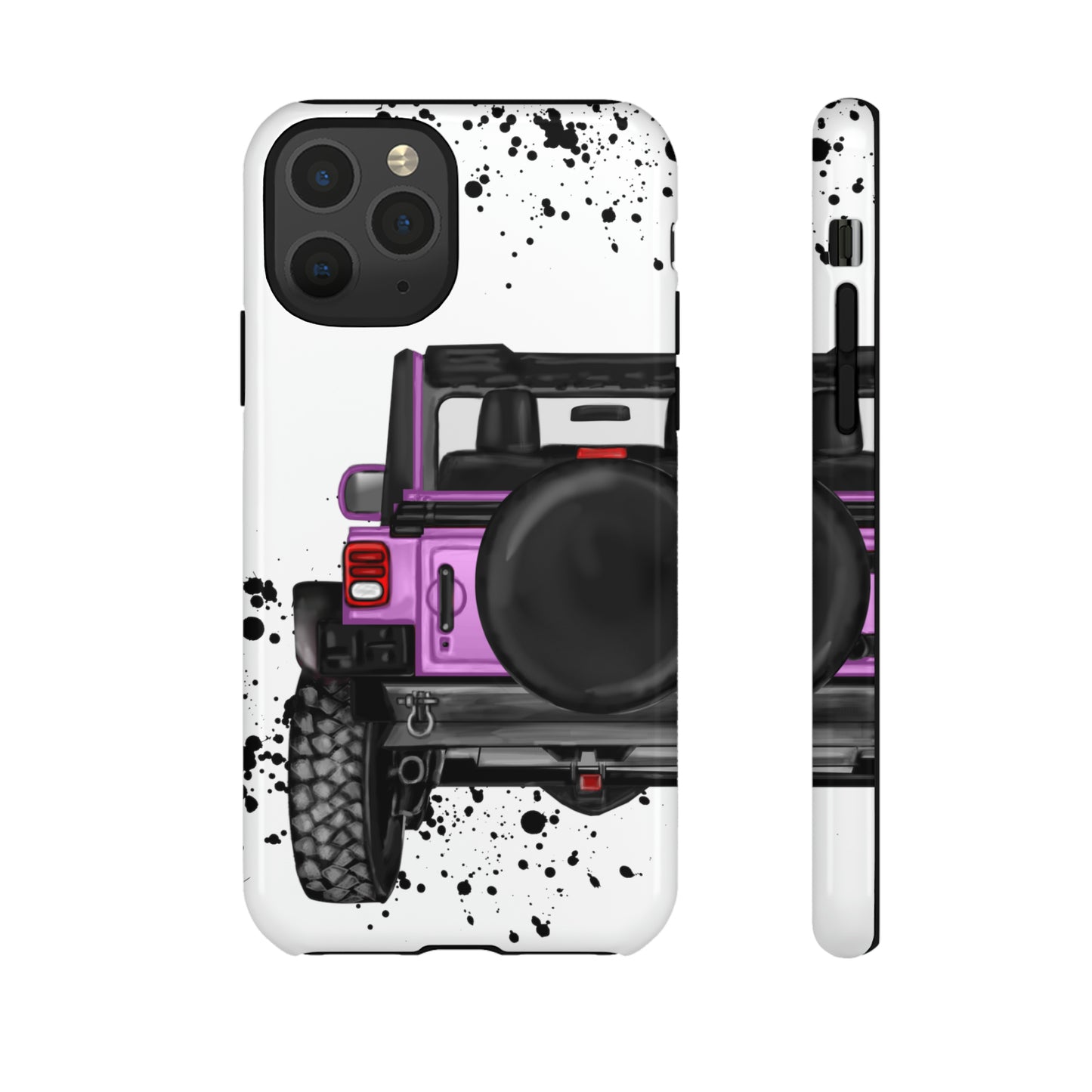 Off Road Life Charcoal Pink/Light Purple Protective Case for Iphone, Google and Samsung