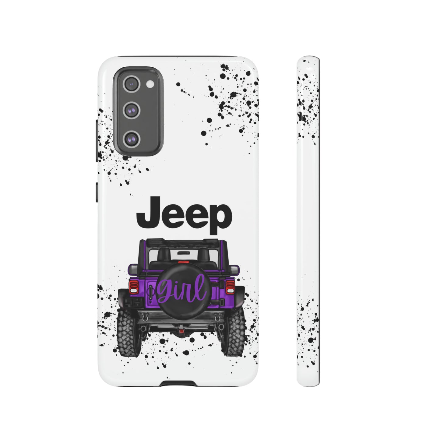 Off Road Girl Dark Purple Protective Case for Iphone, Google and Samsung Phones