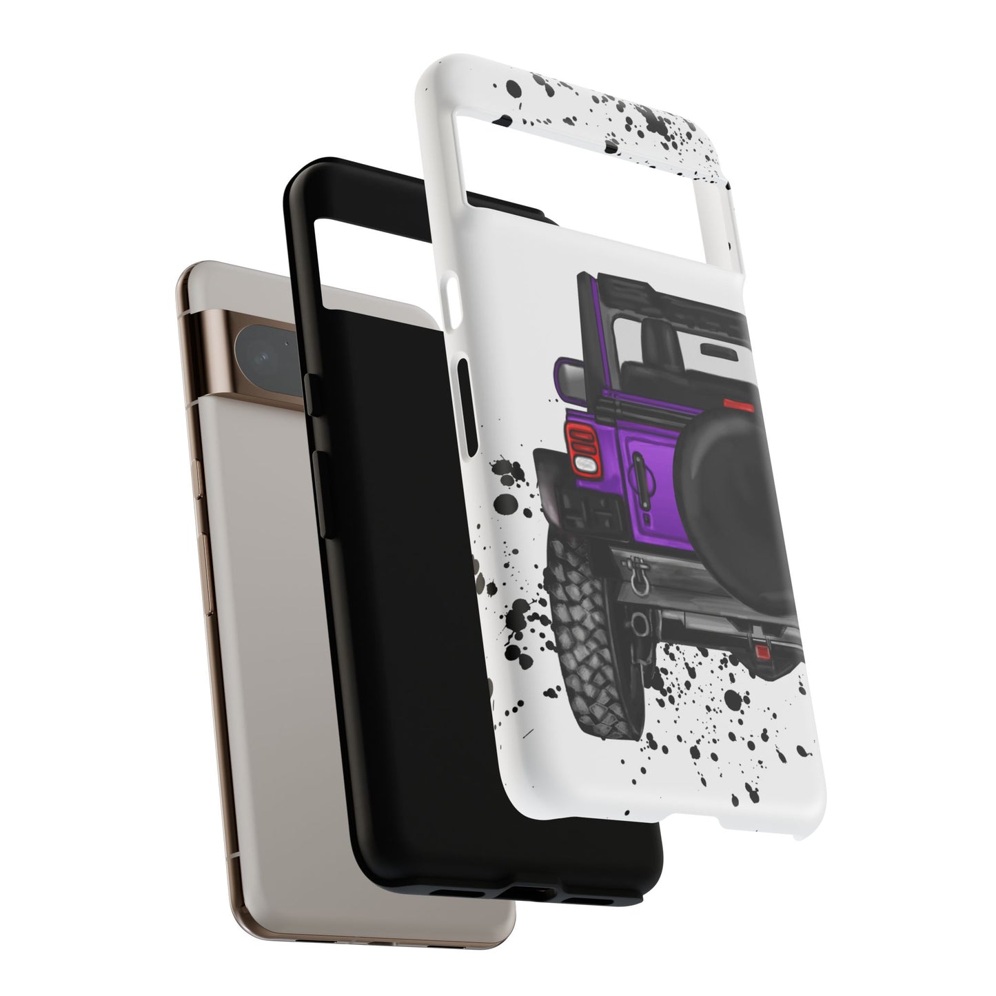 Off Road Life Purple Protective Case for Iphone, Google and Samsung