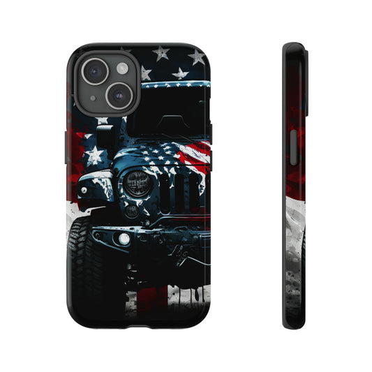 Off Roading Patriotic Protective Drop Proof Case Iphone, Samsung and Google phones