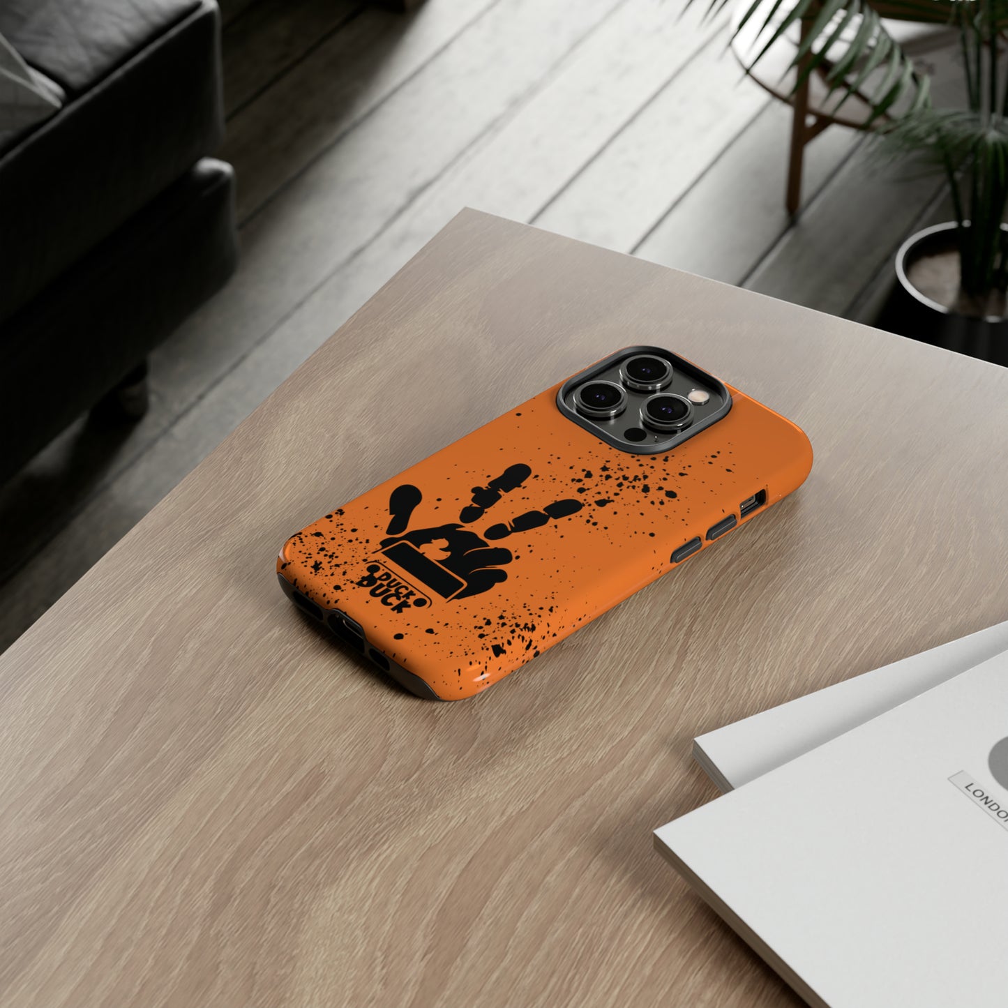 Duck Duck Orange Protective Phone Case for IPhone, Samsung and Google Phones