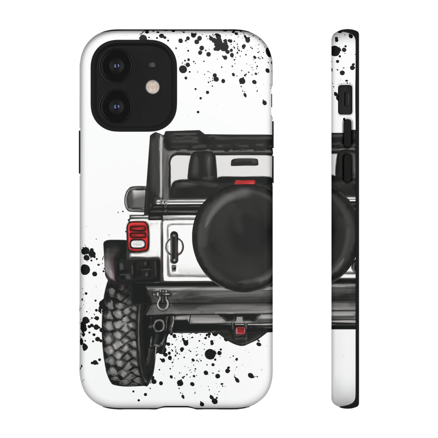 Off Road Life White Protective Case for Iphone, Google and Samsung