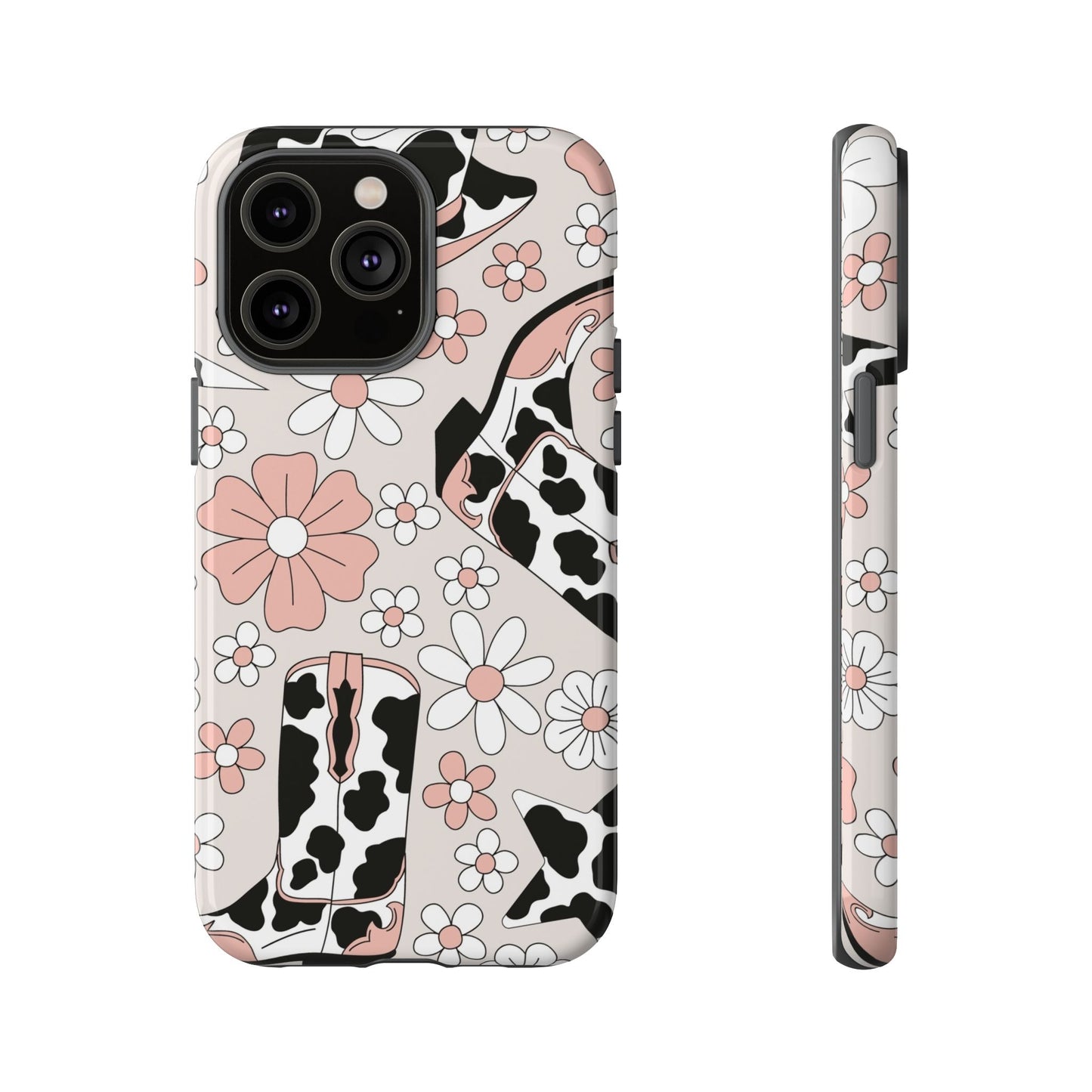 Western Flower Protective Phone Case for Google, Iphone and Samsung Phones