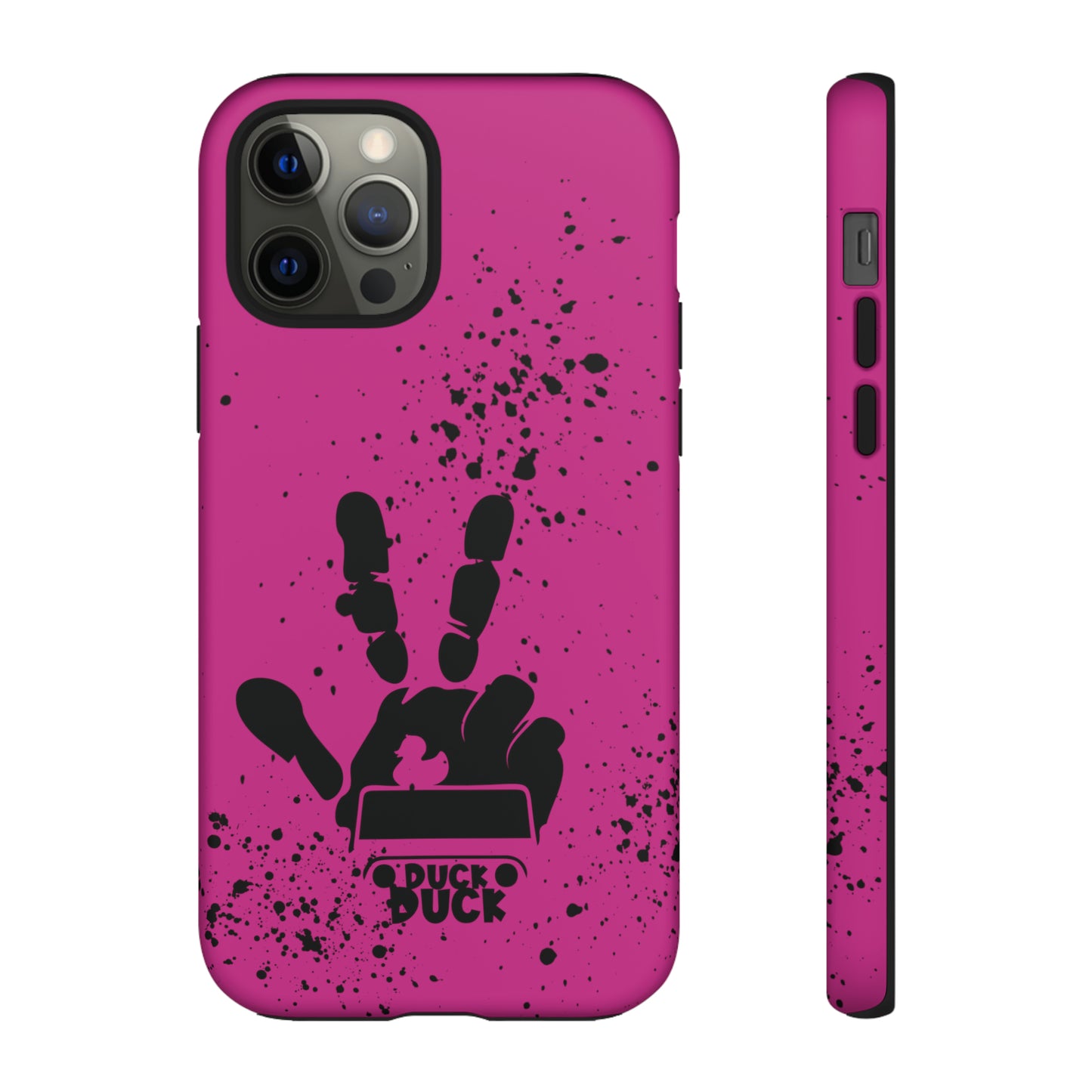 Duck Duck Hot Pink Protective Phone Case for IPhone, Samsung and Google Phone