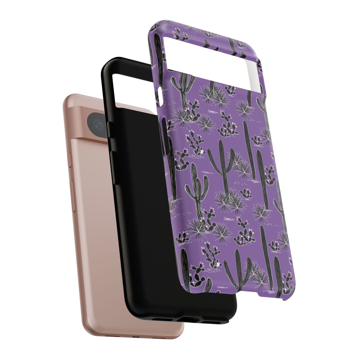 Purple Cactus Love Phone Case