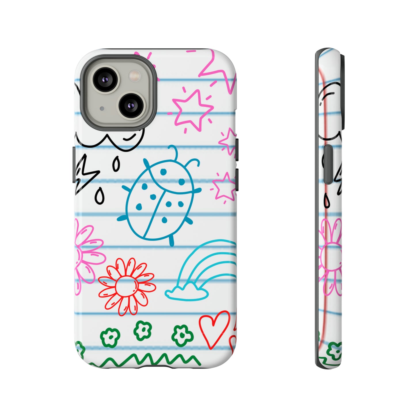 Kid Doodles Protective Phone Case for IPhone, Google and Samsung phones