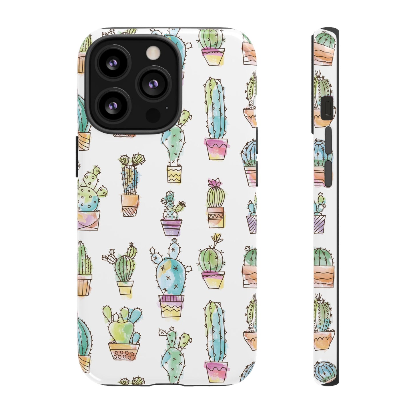 Pastel Cactus Love Phone Case