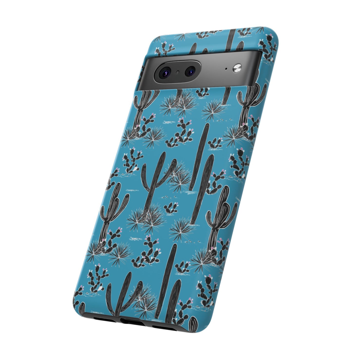 Turquoise Cactus Love Phone Case