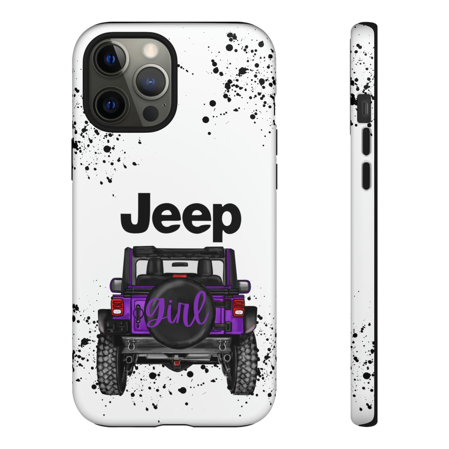 Off Road Girl Dark Purple Protective Case for Iphone, Google and Samsung Phones