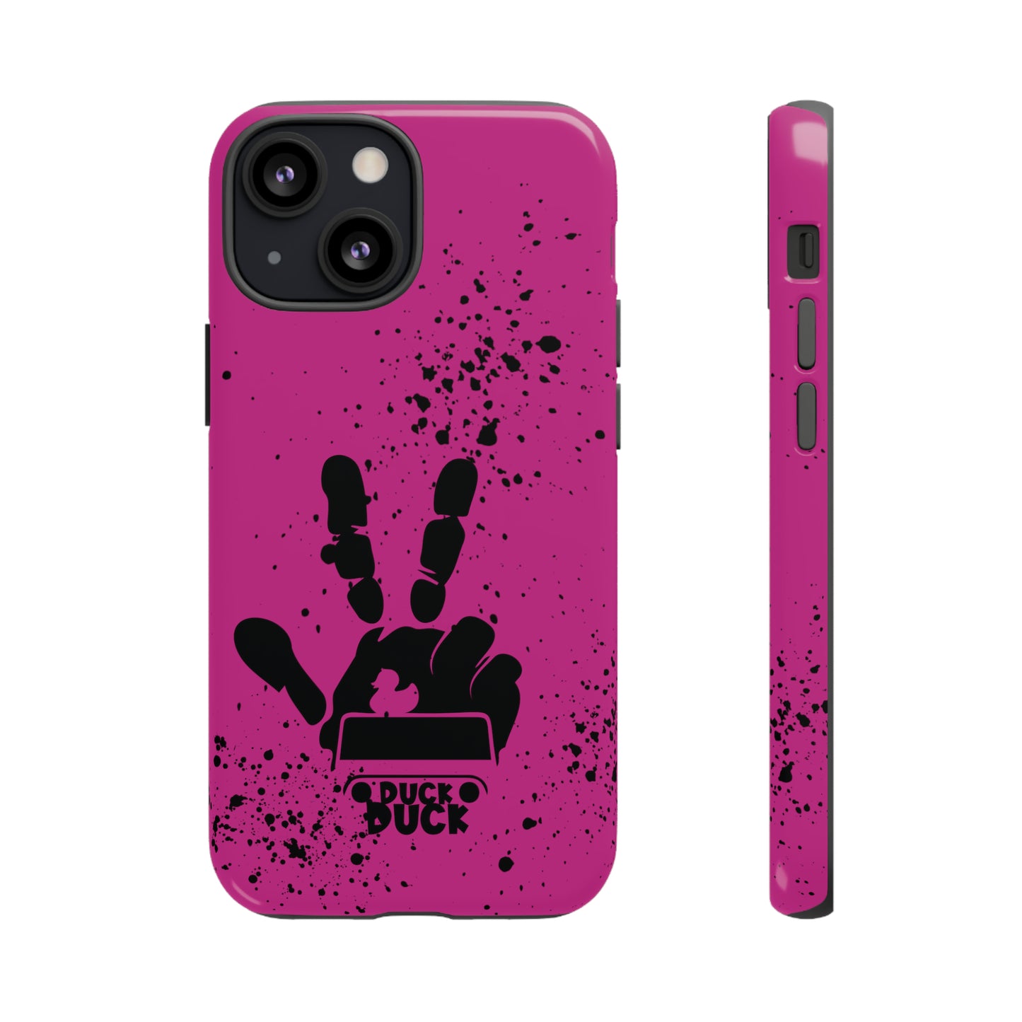 Duck Duck Hot Pink Protective Phone Case for IPhone, Samsung and Google Phone