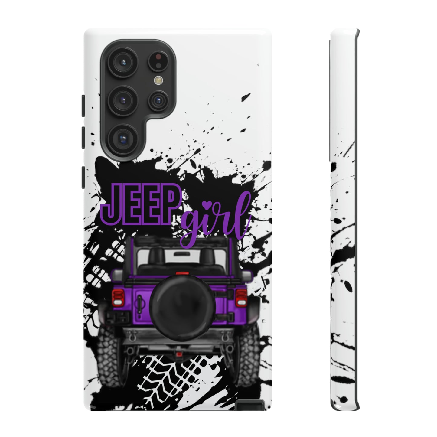 Off Road Girl Purple Tough Cases