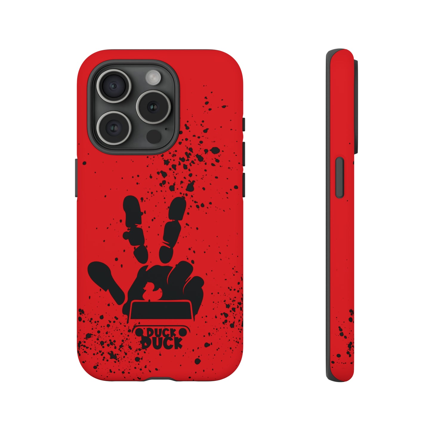 Duck Duck Red Protective Phone Case for IPhone, Samsung and Google Phones