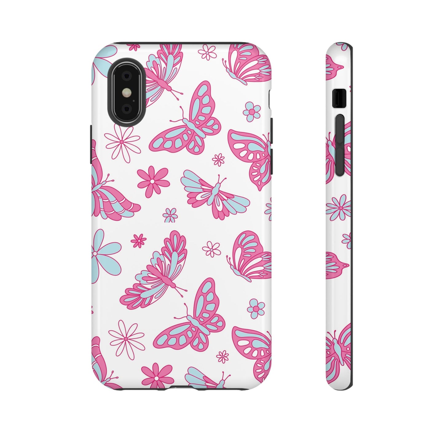 Pastel Butterflies Protective Phone Case