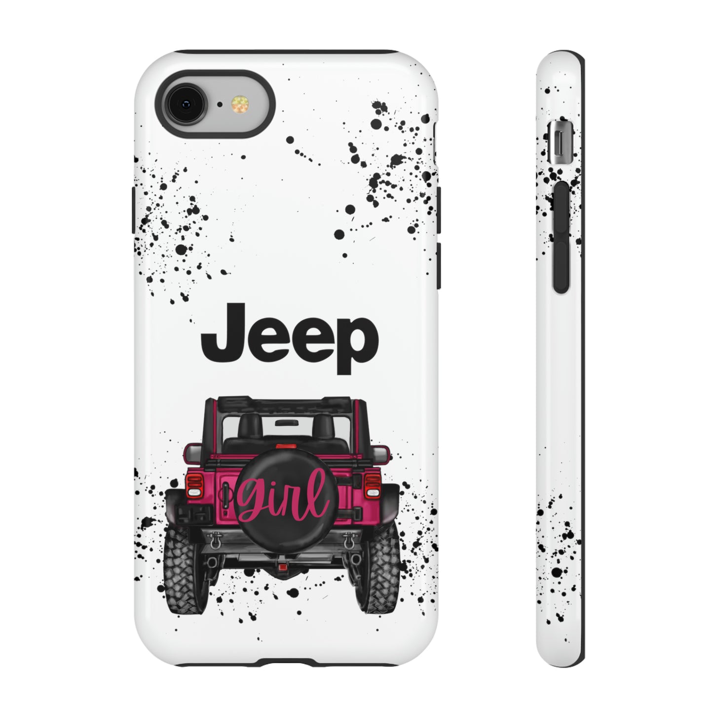 Off Road Girl Red Protective Case for Iphone, Google and Samsung Phones