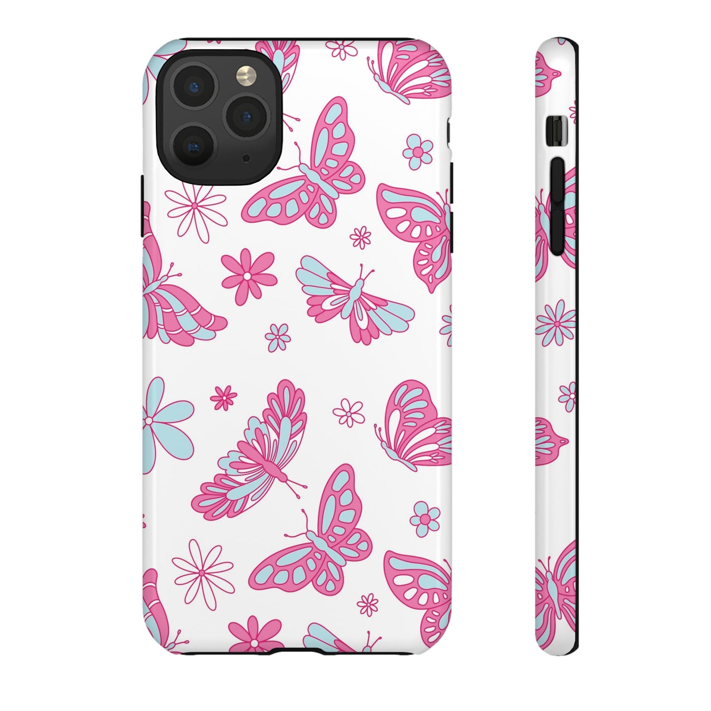 Pastel Butterflies Protective Phone Case
