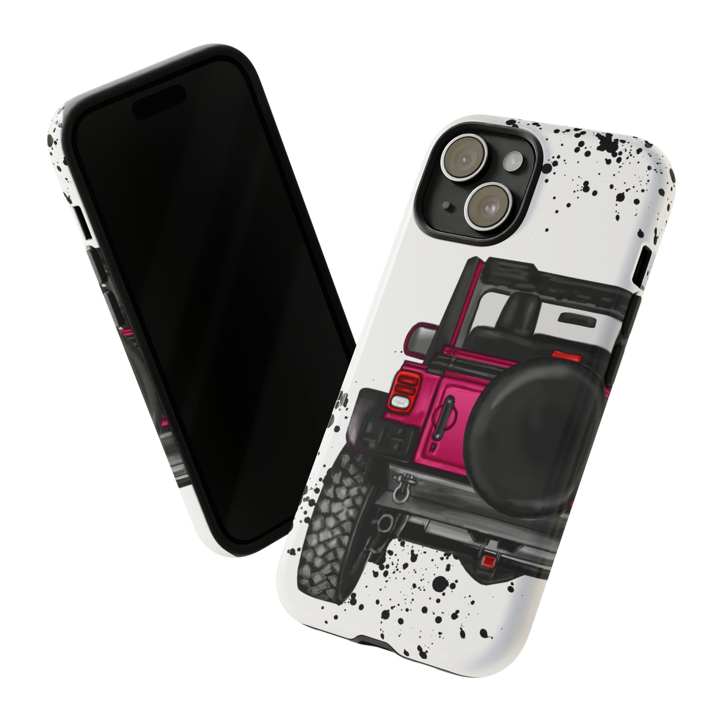 Off Road Life Dark Pink Protective Case for Iphone, Google and Samsung