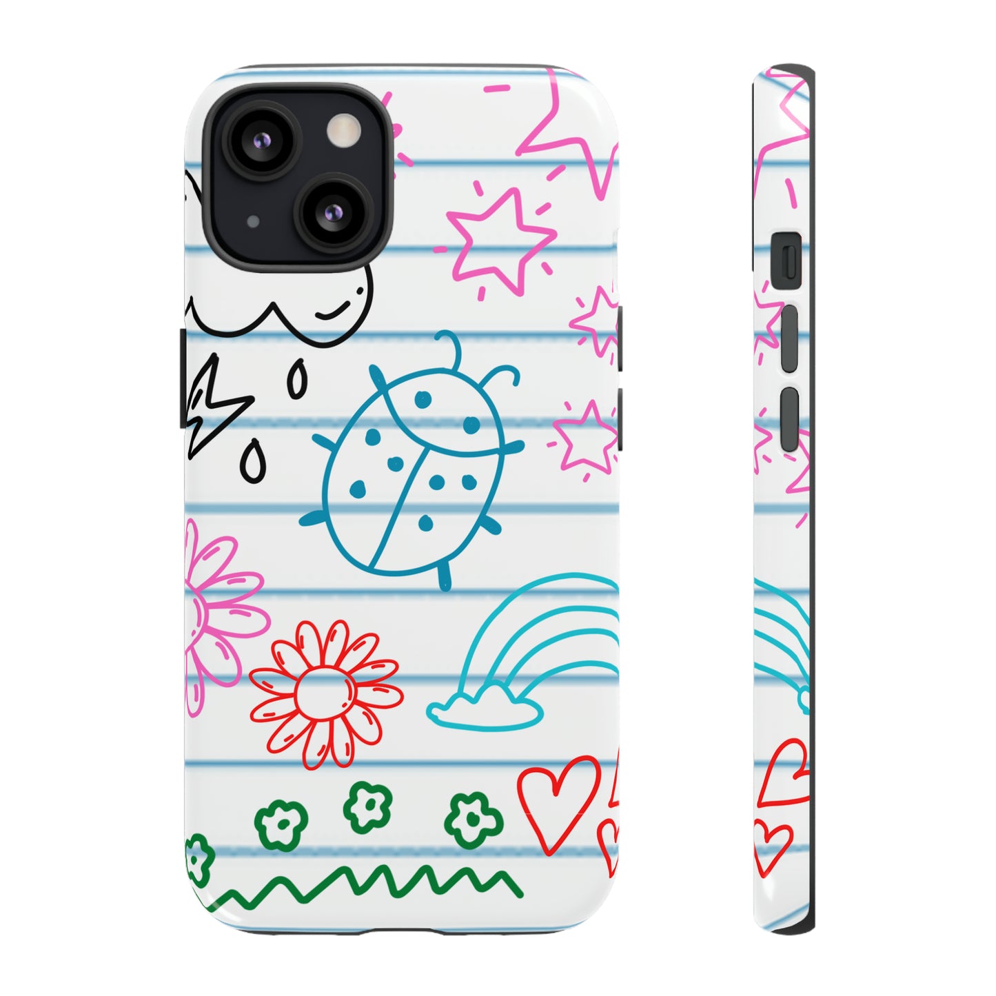 Kid Doodles Protective Phone Case for IPhone, Google and Samsung phones