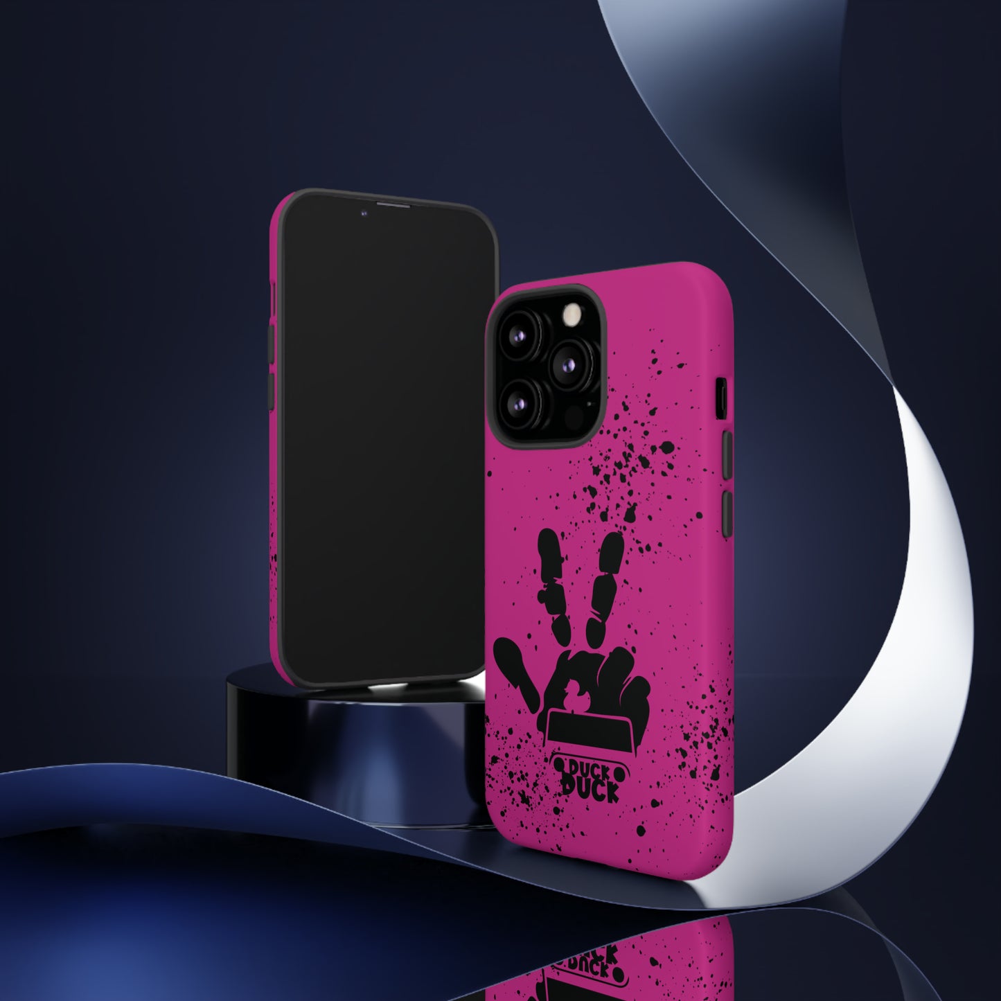 Duck Duck Hot Pink Protective Phone Case for IPhone, Samsung and Google Phone