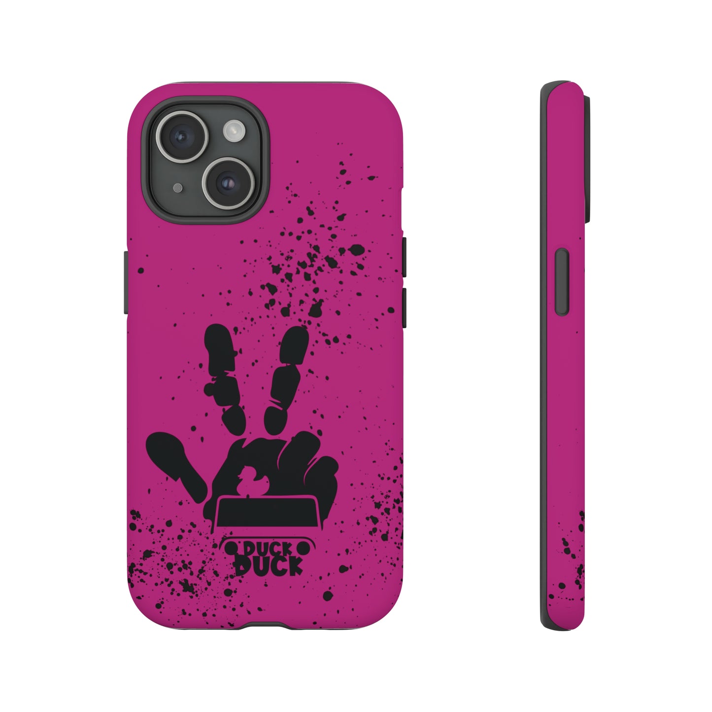 Duck Duck Hot Pink Protective Phone Case for IPhone, Samsung and Google Phone